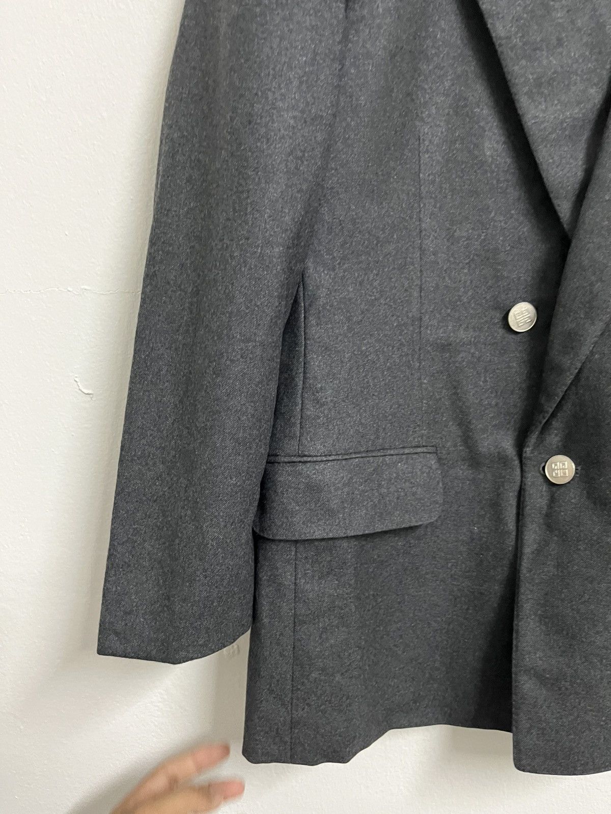 Givenchy 💥Authentic Vintage Givenchy Double Breasted Wool Blazers Size US M / EU 48-50 / 2 - 8 Thumbnail