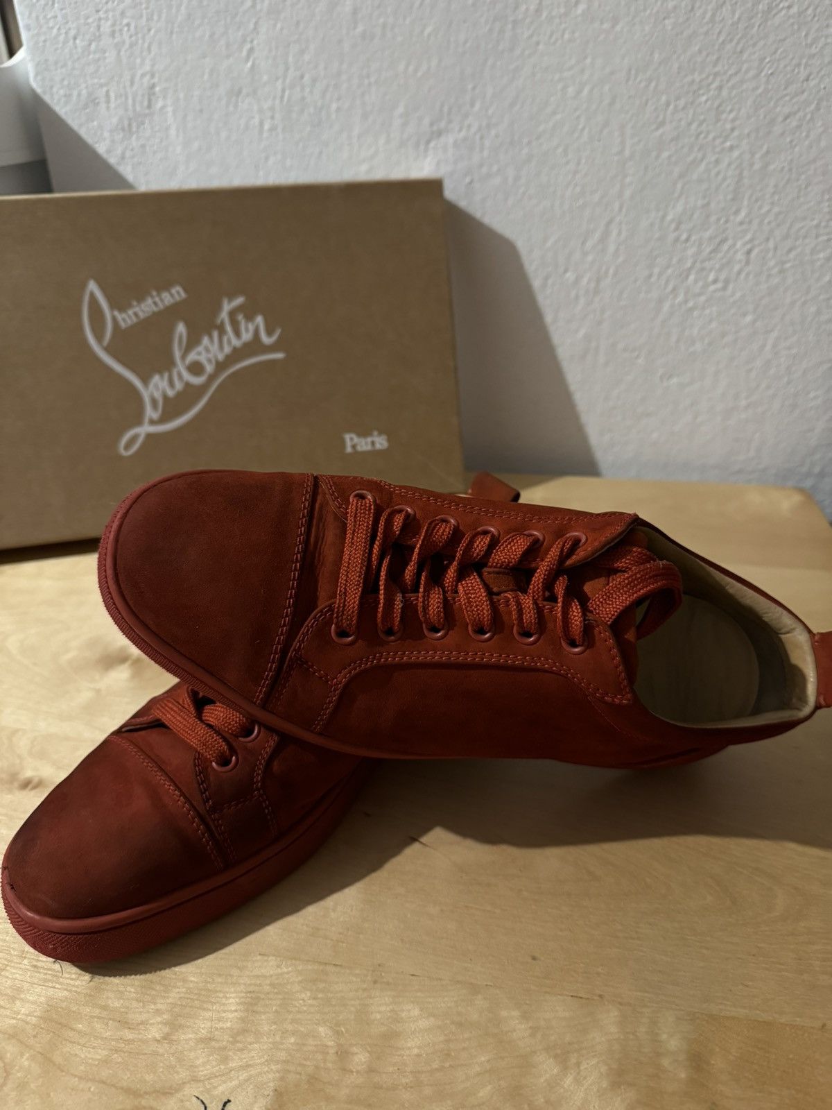 Christian Louboutin Christian Louboutin Fun Louis Junior ‘Red’ Size US 8 / EU 41 - 1 Thumbnail