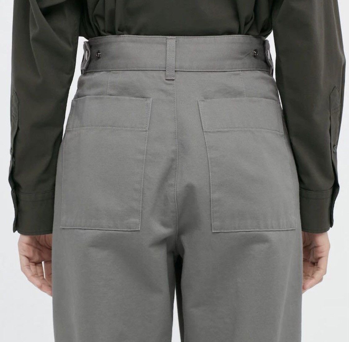 Christophe Lemaire × Japanese Brand × Uniqlo Uniqlo X Lemaire Pleated Baker Fatigue Pants Size 25" / US 0 / IT 36 - 3 Thumbnail