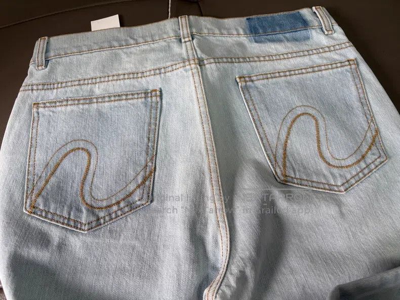 ERL ERL Men's Flared Washed Denim Pants Size US 34 / EU 50 - 4 Thumbnail