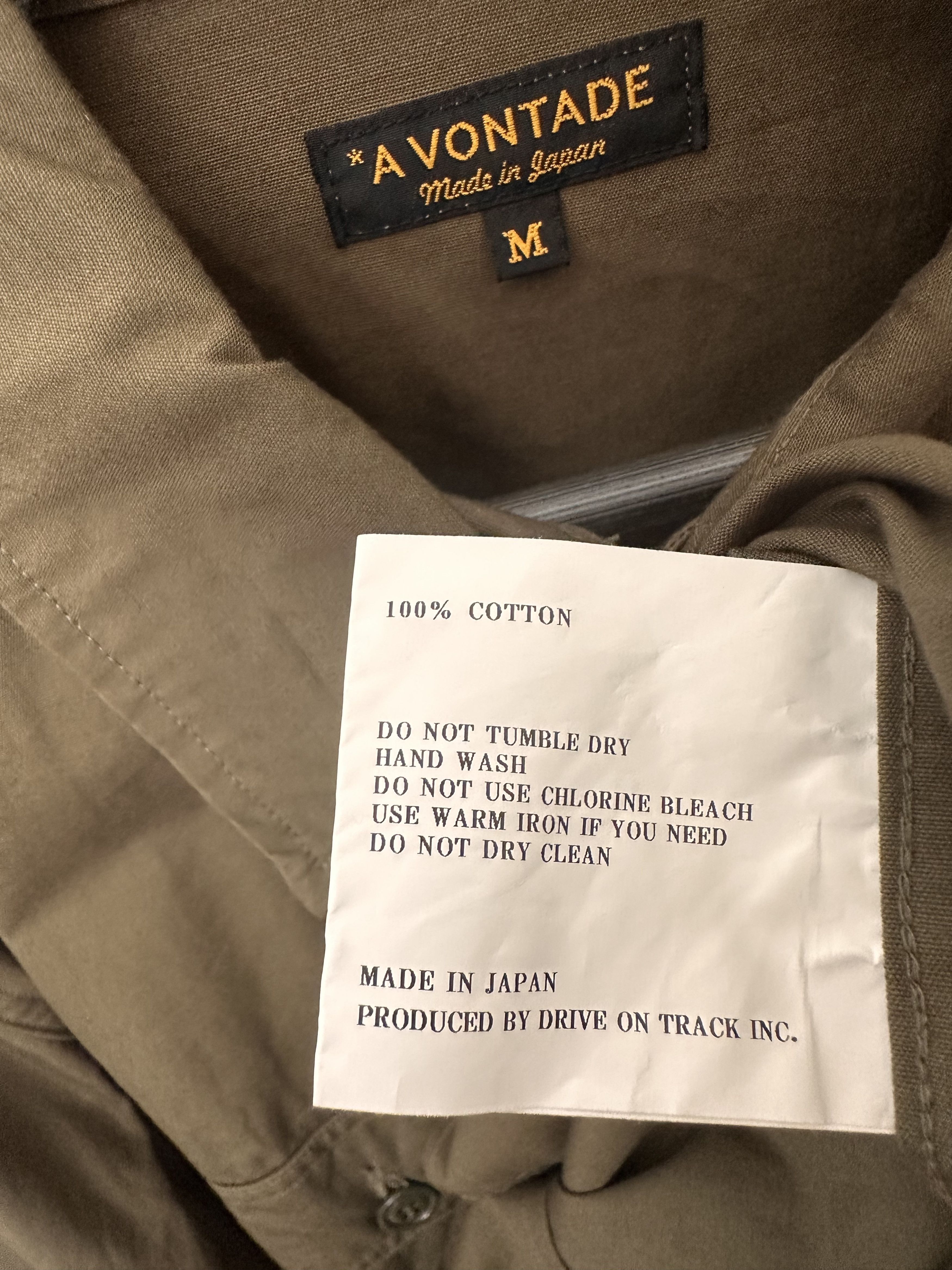 *A VONTADE A Vontade Utility Overshirt – Olive Drab – Made in Japan Size US M / EU 48-50 / 2 - 7 Thumbnail