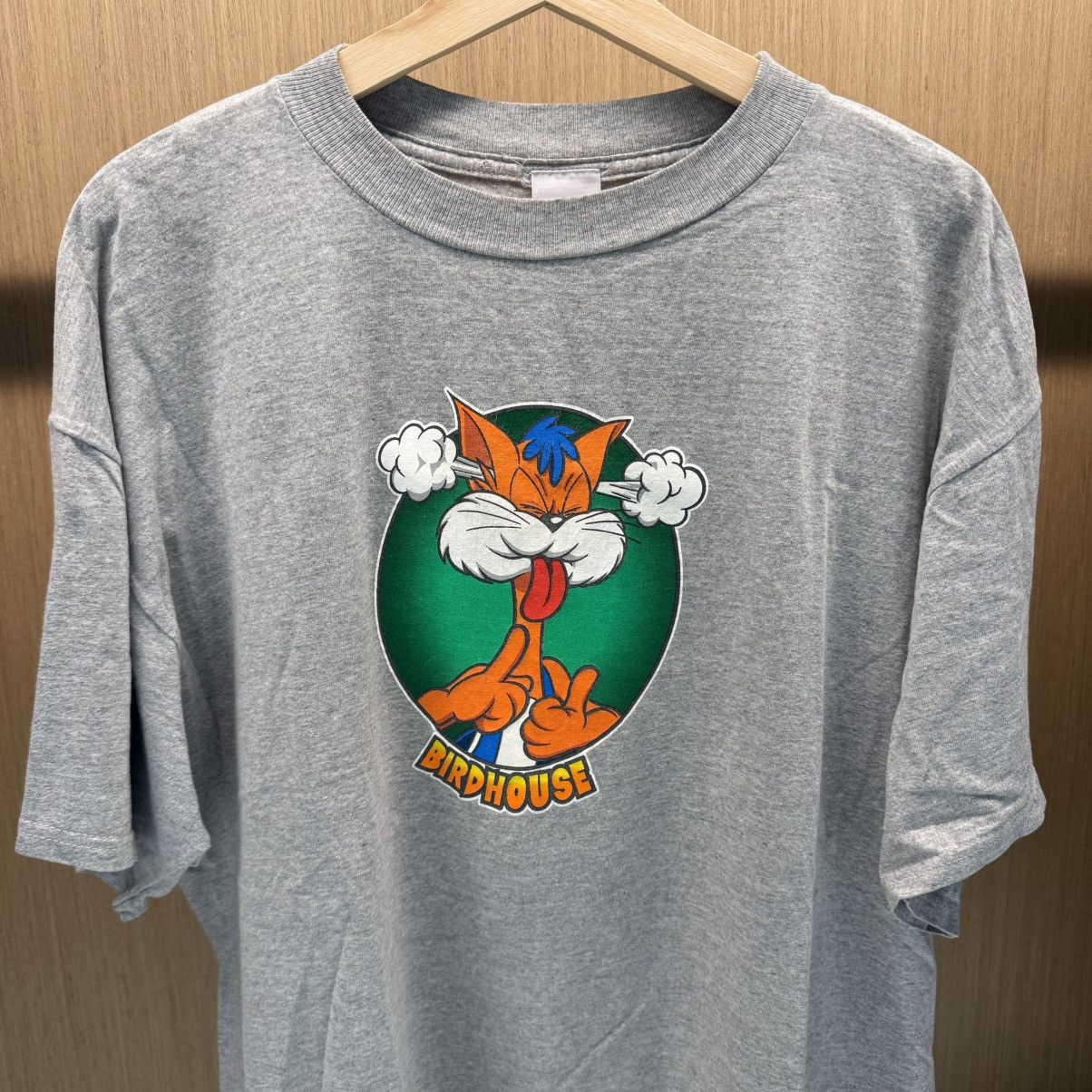 Vintage birdhouse skateboards sour cat shirt Heath Kirchart