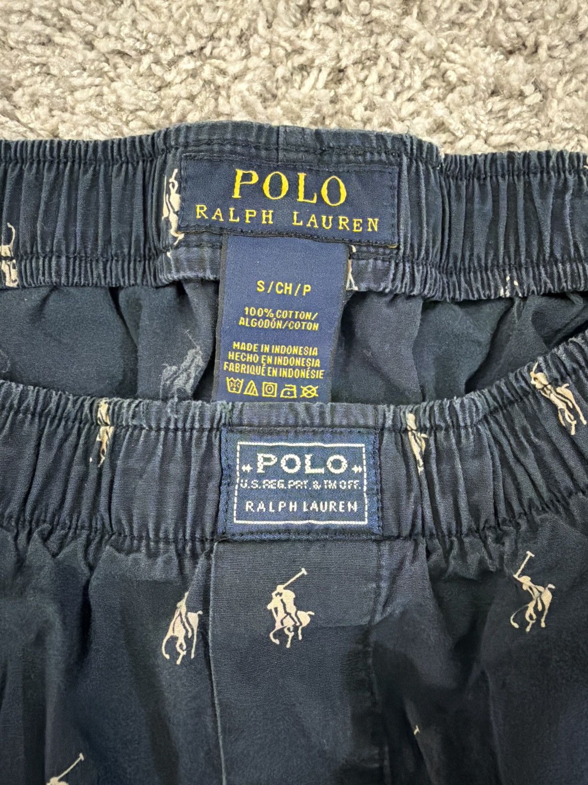 Polo Ralph Lauren Polo Ralph Lauren Navy Pajama Pant - Small Size US 30 / EU 46 - 2 Thumbnail