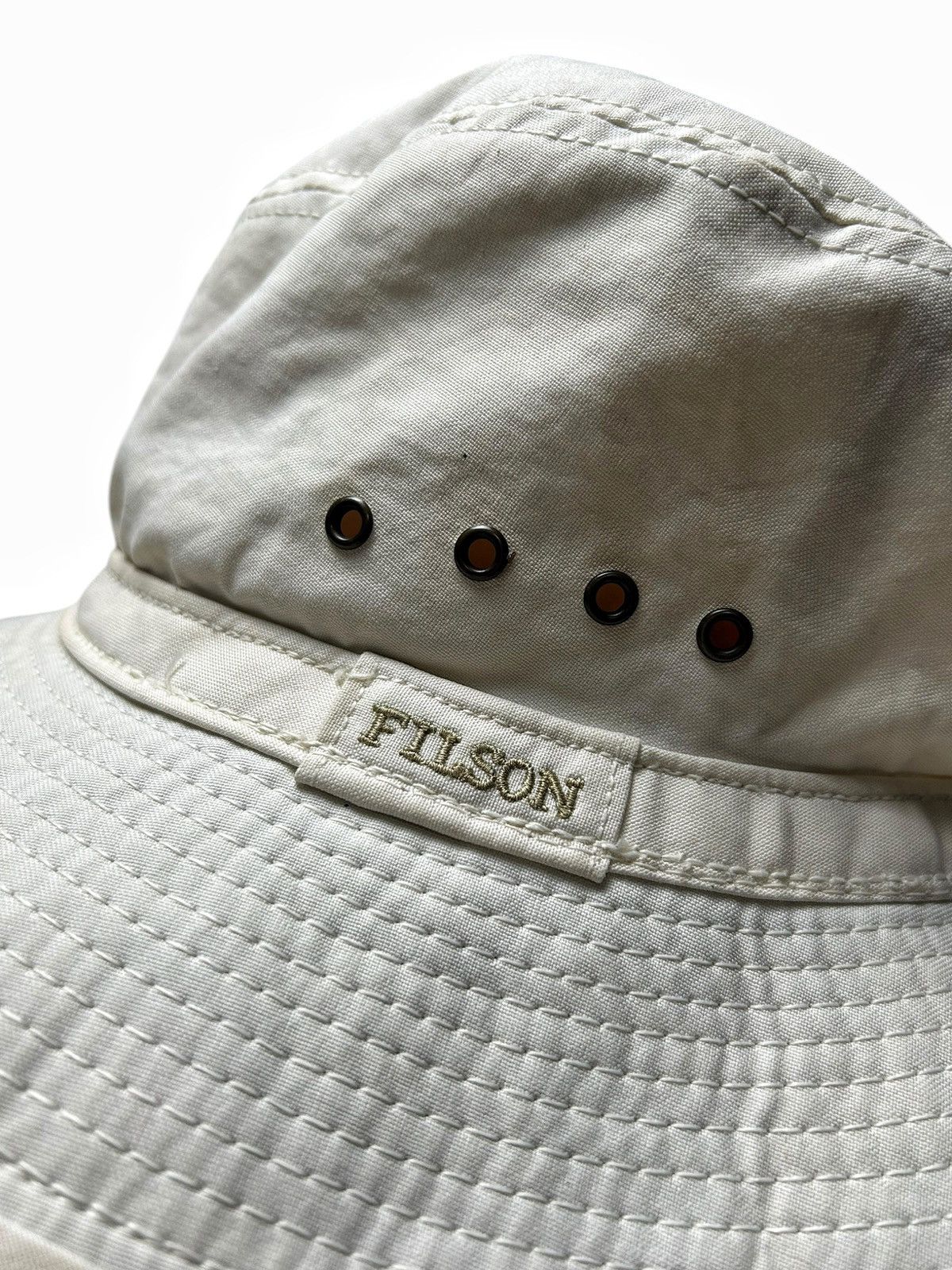 Filson × Vintage Vintage Cc Filson Co Summer Packer Hat Tan Dessert Sz Small Size 32 - 8 Thumbnail