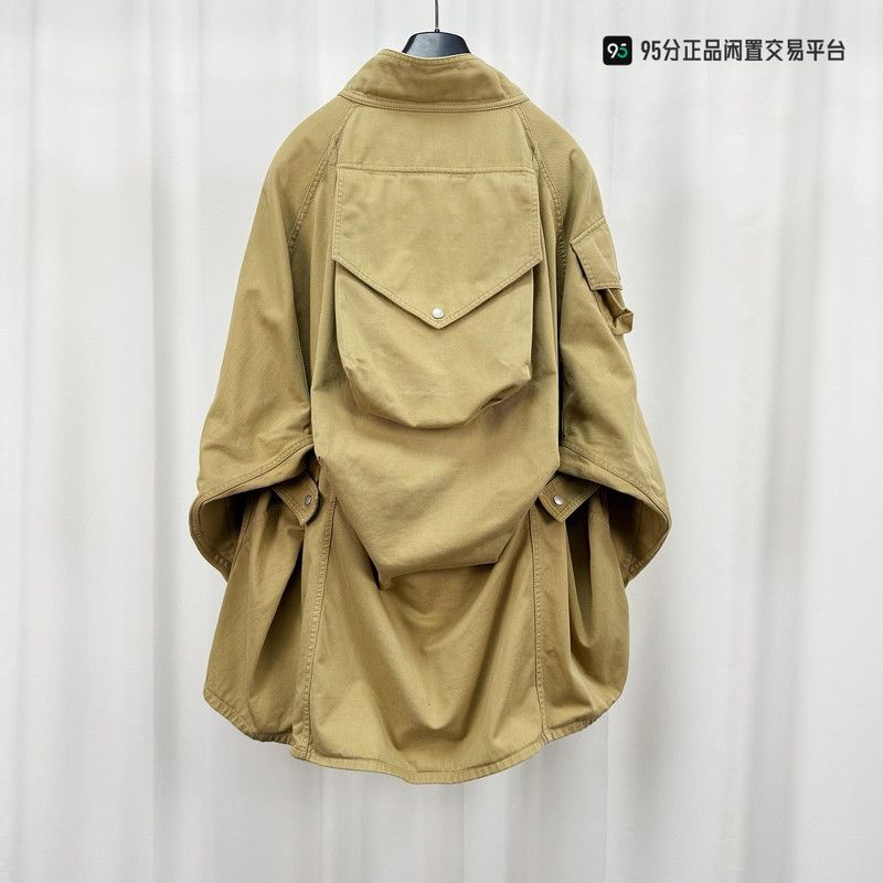 Loewe LOEWE Solid Runway Logo Leather Patch Oversized Trench Coat Size US XS / EU 42 / 0 - 1 Thumbnail