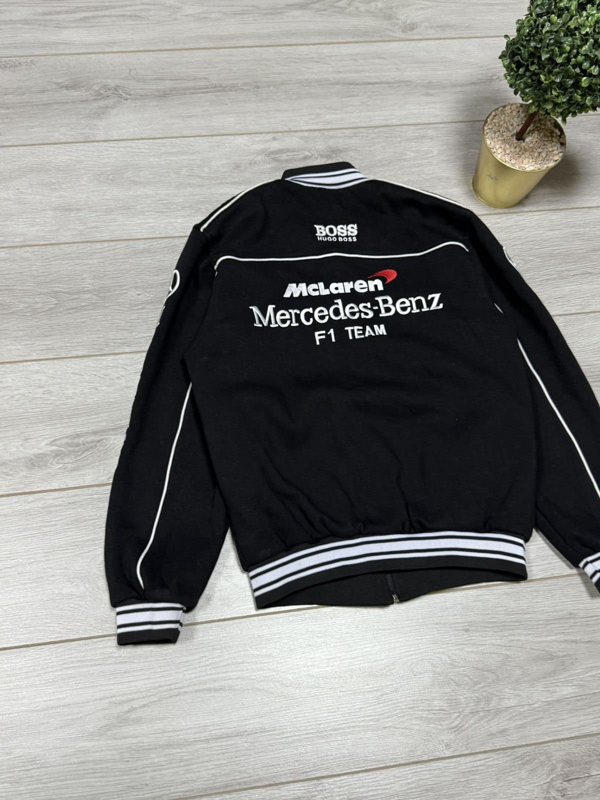 Mercedes-Benz Mclaren vintage BOSS Mercedes zip sweatshirt Size US S / EU 44-46 / 1 - 2 Thumbnail