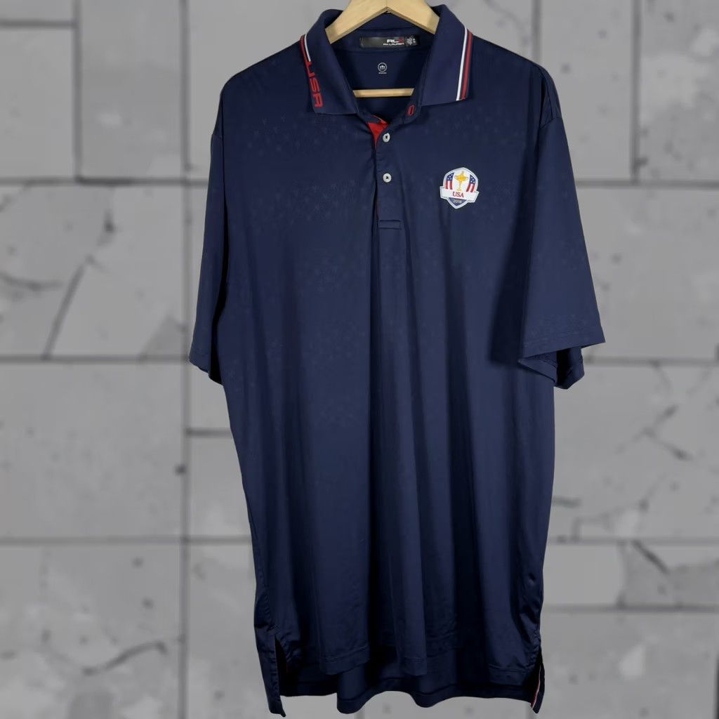 RLX Ralph Lauren RLX Ralph Lauren Blue Team USA 2018 Polo Shirt Mens XL Athletic Shirt Size US XL / EU 56 / 4 - 1 Thumbnail