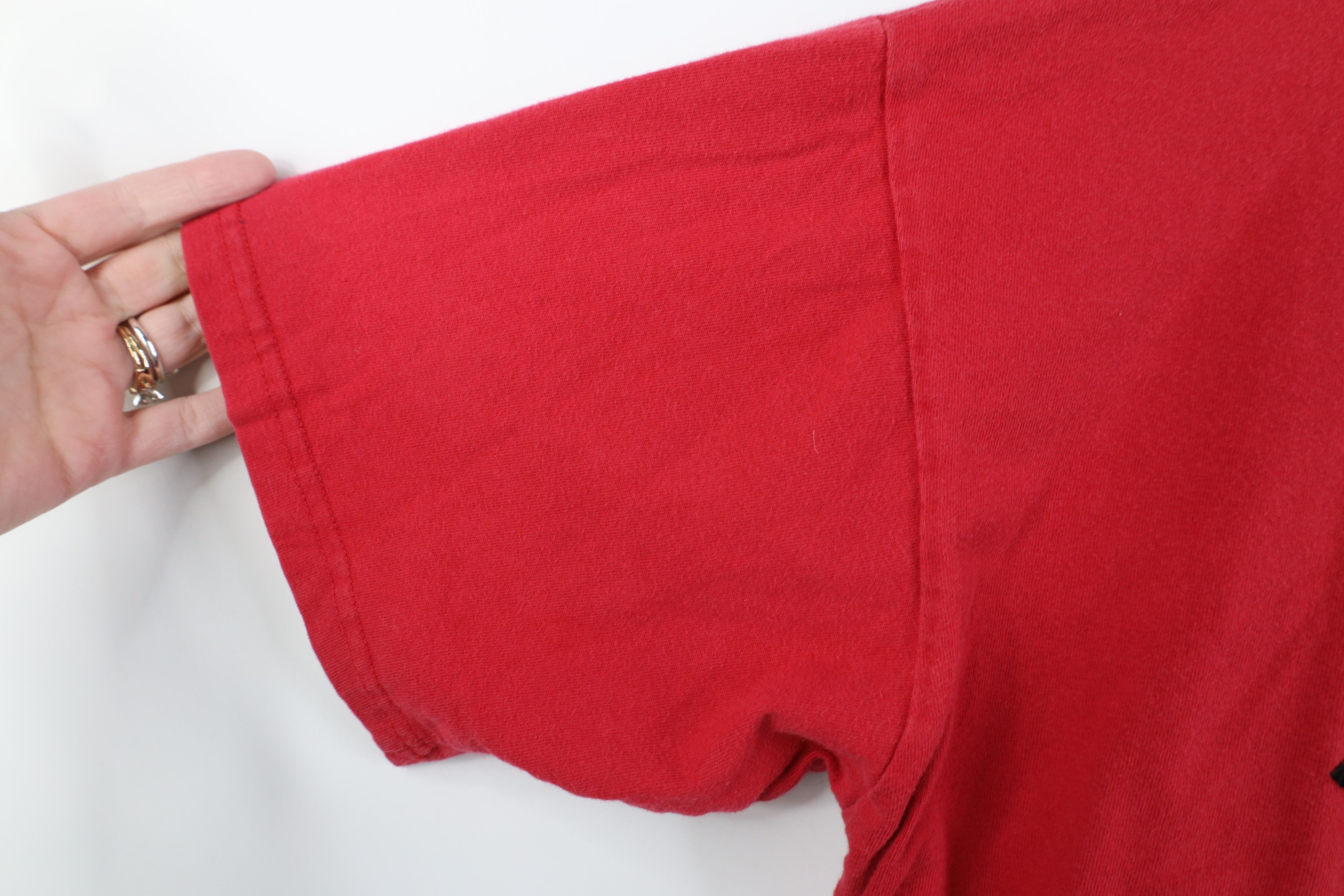 Levi's Vintage 90s Levis Spell Out Short Sleeve T-Shirt Red Size M / US 6-8 / IT 42-44 - 8 Thumbnail
