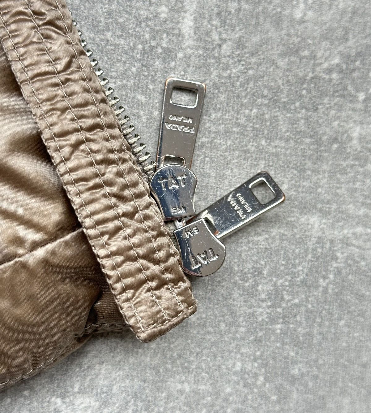 Prada Prada Women’s Down Jacket – Size 38 IT - Beige / Cream Size XS / US 0-2 / IT 36-38 - 13 Thumbnail