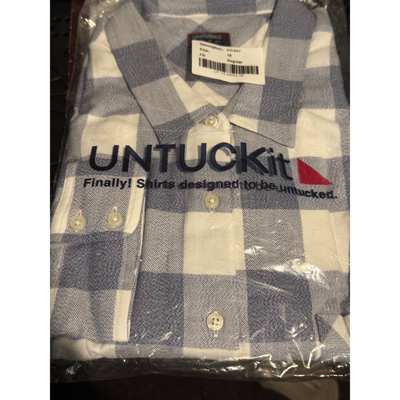 UNTUCKit Untuckit · Womens Size 18 Volnay Plaid Button-Up Shirt · New Size S / US 4 / IT 40 - 4 Thumbnail