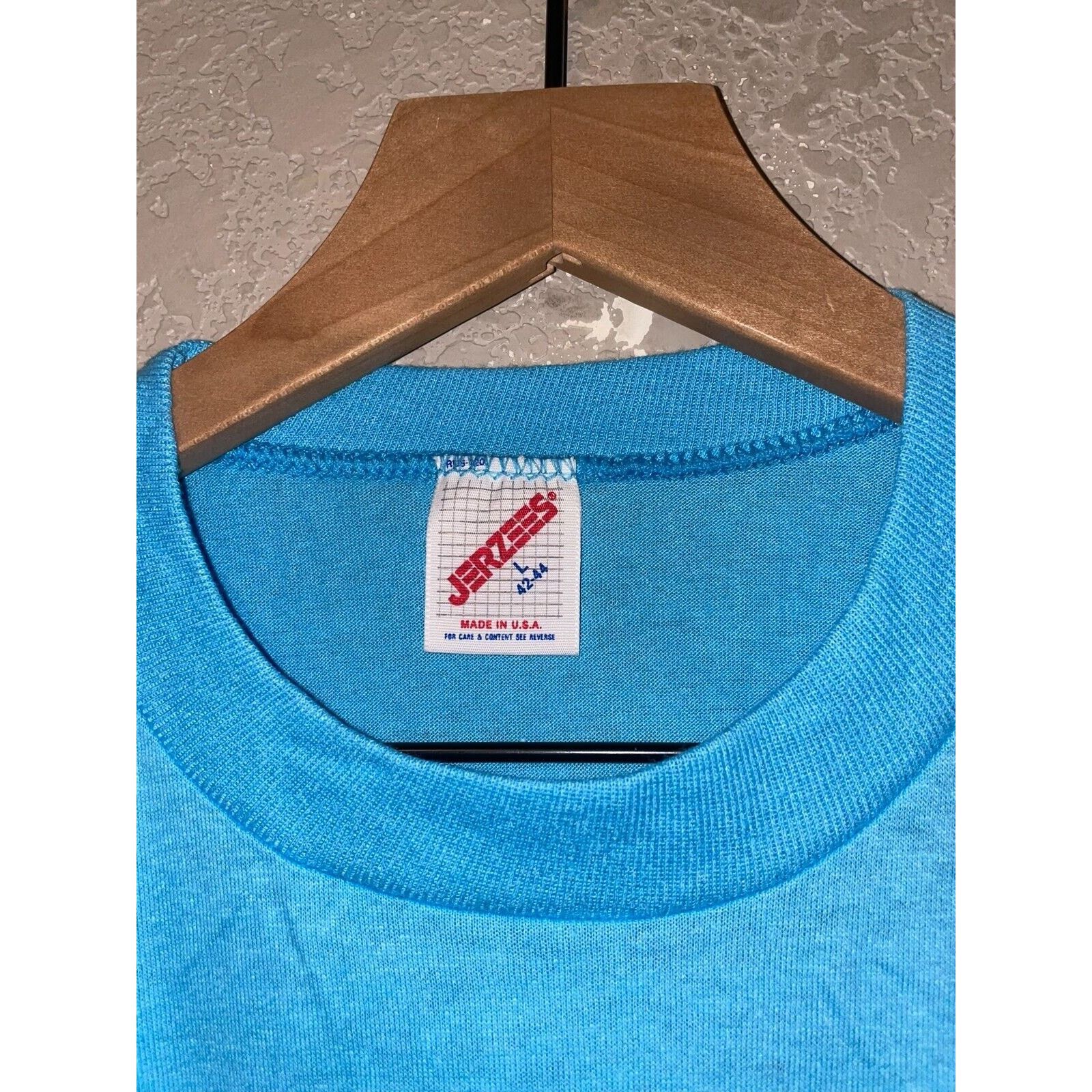 Jerzees Vintage Gatlinburg Shirt Smoky Mountains Blue VTG 90s Large Size US L / EU 52-54 / 3 - 8 Thumbnail