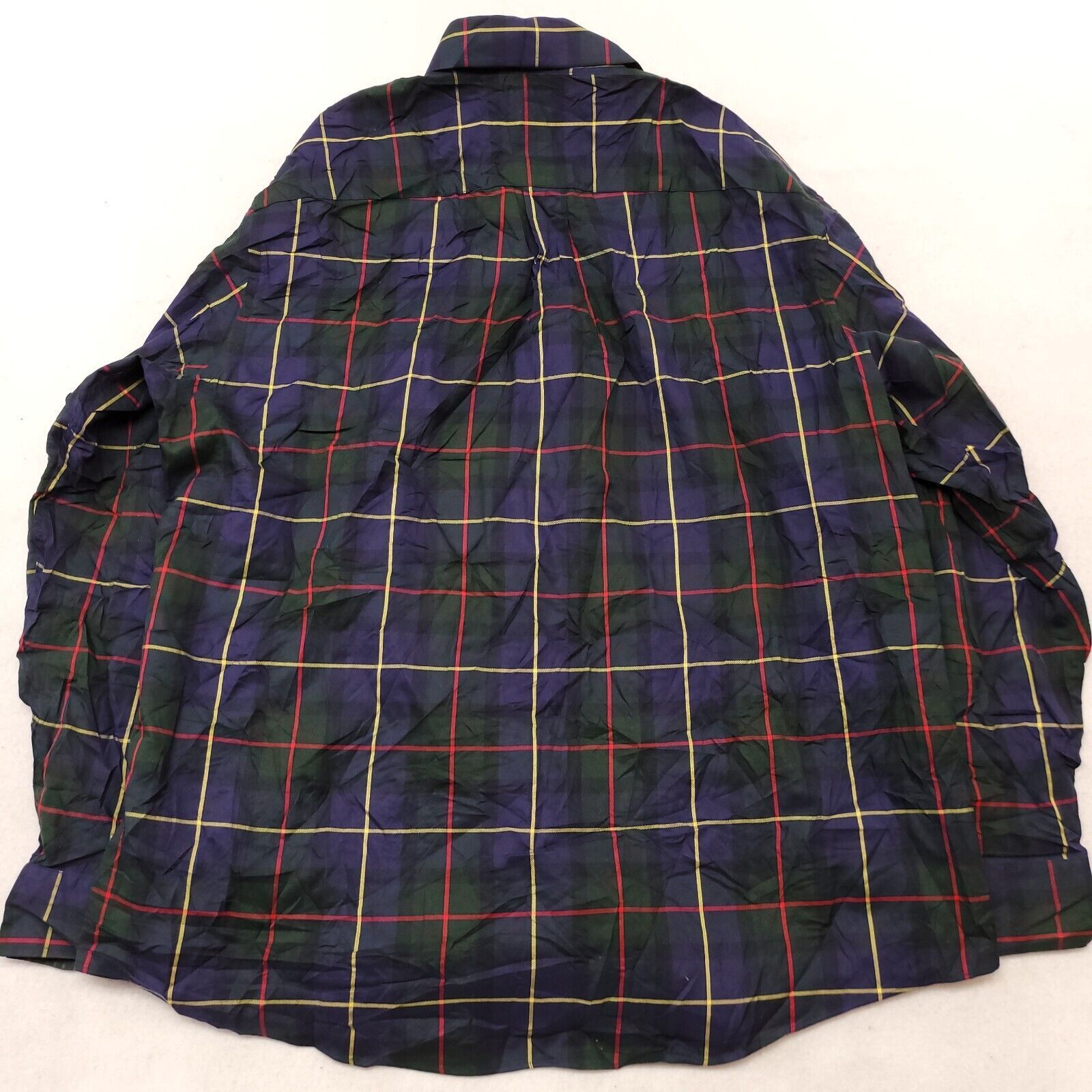Jos. A. Bank Jos A Bank Windowpane Flannel Button Up Shirt Mens Size XL Size US XL / EU 56 / 4 - 10 Thumbnail
