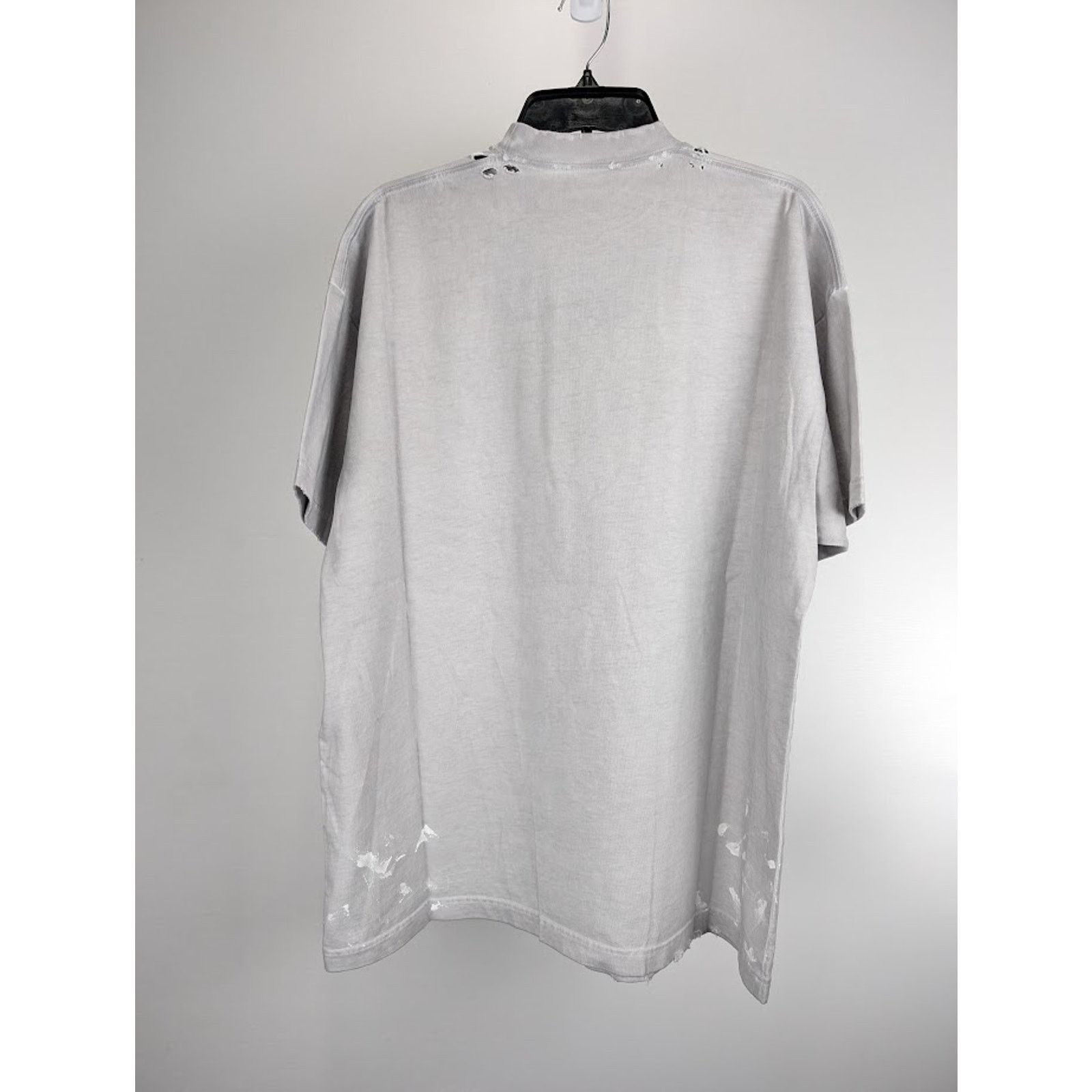 Balenciaga o1rshd1 Q:2 / Short Sleeve T-Shirt in Gray Size US L / EU 52-54 / 3 - 12 Thumbnail