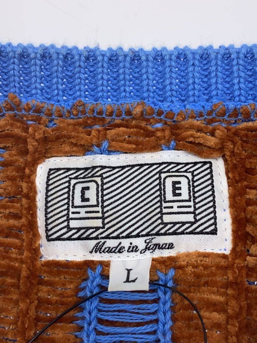 Cav Empt Blue Cotton Knit Sweater (thick) Size US L / EU 52-54 / 3 - 3 Thumbnail