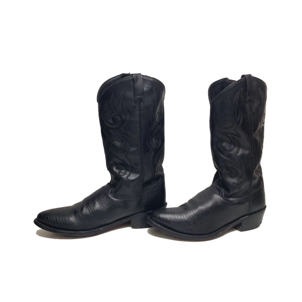 Cowboy Equipment × Vintage Vintage, Men’s Lizard Leather Cowboy Boots Size US 11 / EU 44 - 2 Thumbnail
