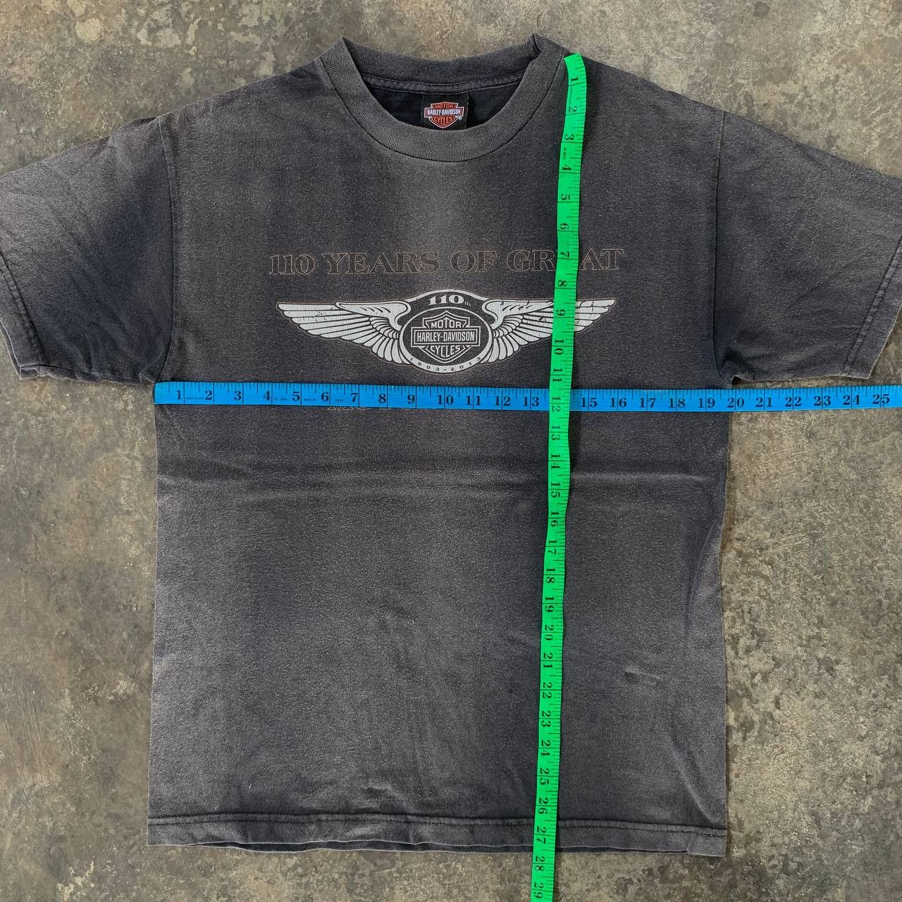 Harley Davidson Crazy Faded HARLEY DAVIDSON 110 Years Anniversary Tshirt Size US M / EU 48-50 / 2 - 7 Thumbnail