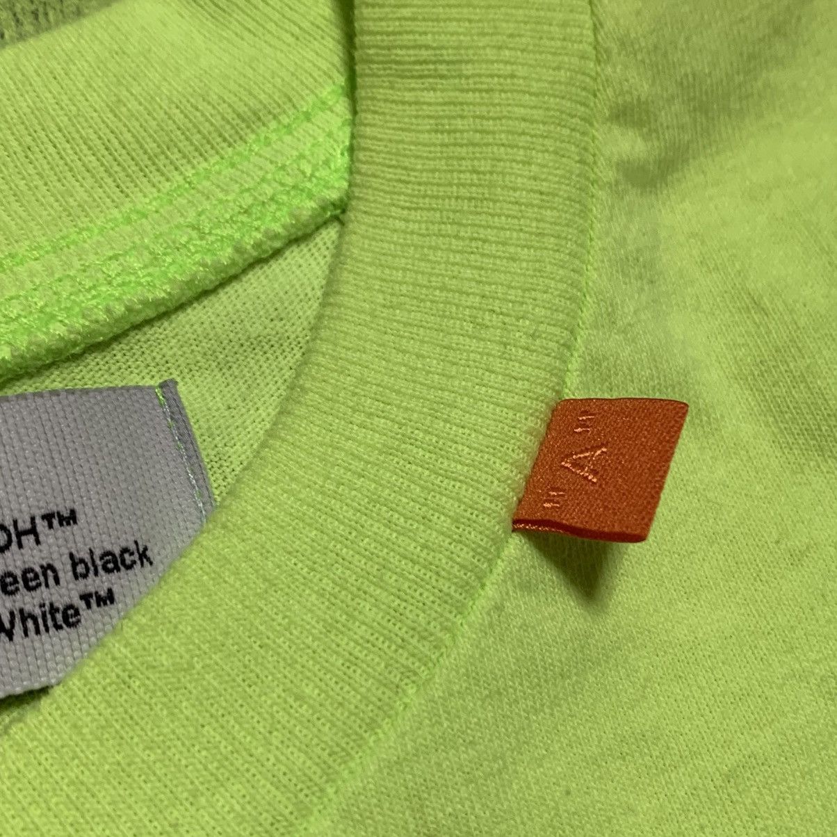 Off-White Off White Small Arrows Graphic Neon Green Tee Virgil Abloh Size US S / EU 44-46 / 1 - 6 Thumbnail