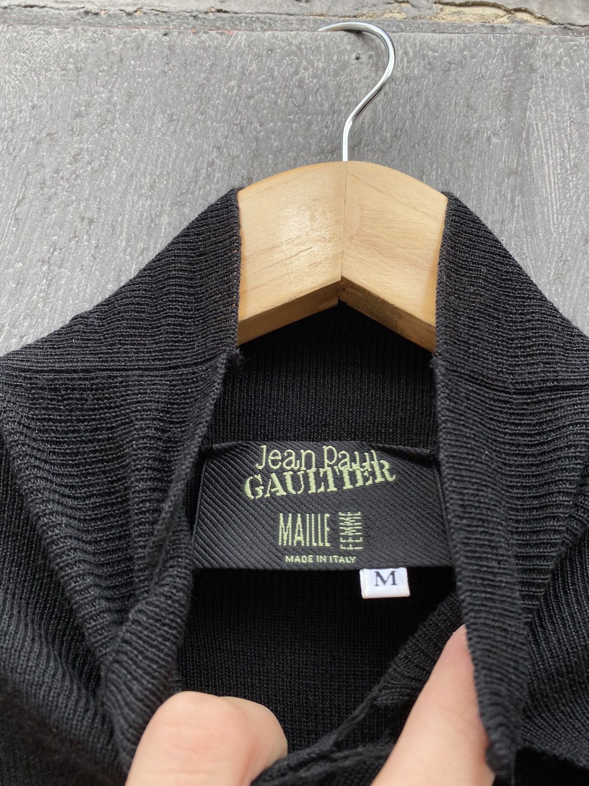 Jean Paul Gaultier Jean Paul Gaultier Vintage wool Asymetric light sweater Size M / US 6-8 / IT 42-44 - 6 Thumbnail