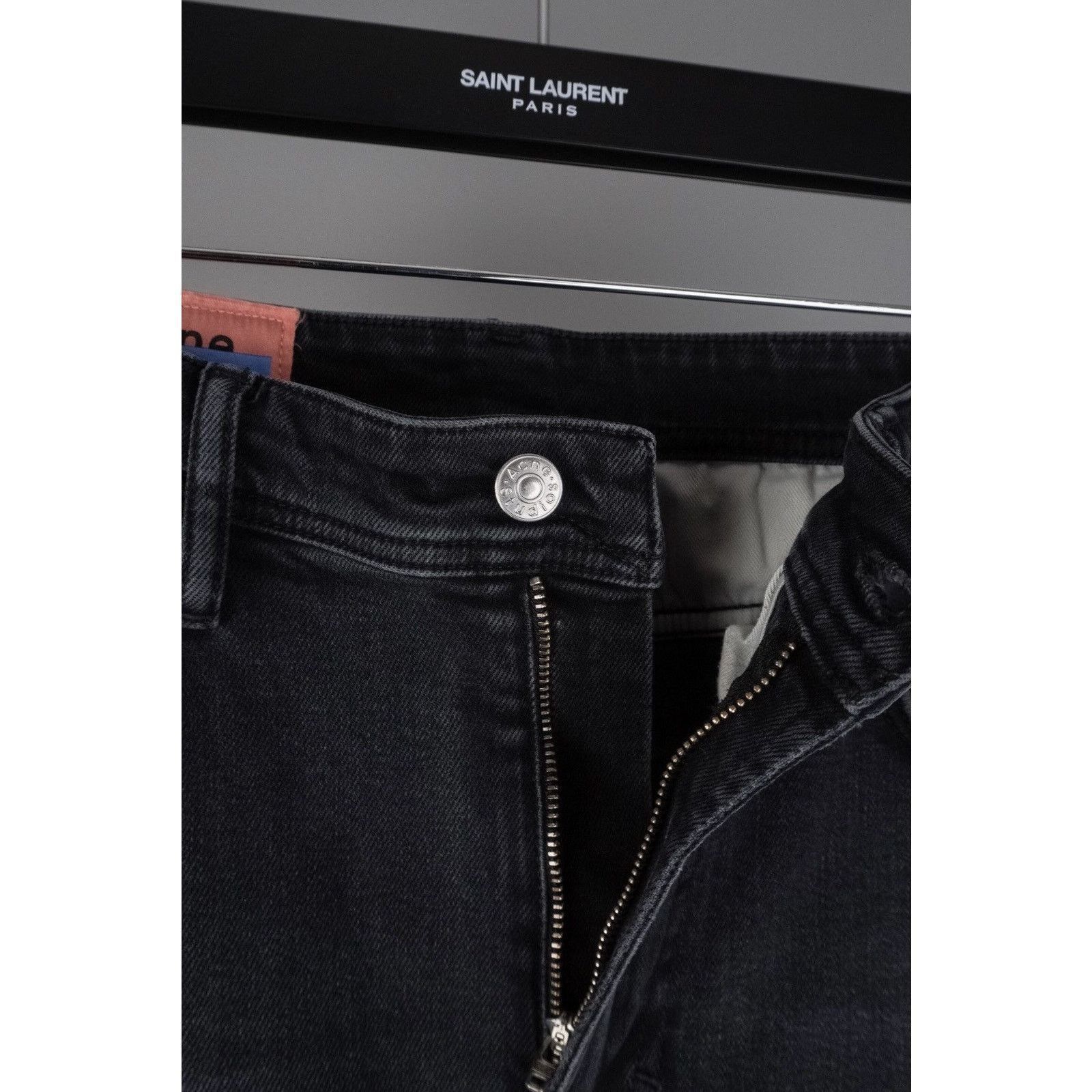 Acne Studios Acne studios milk used black denim pant jeans Size US 29 - 6 Thumbnail