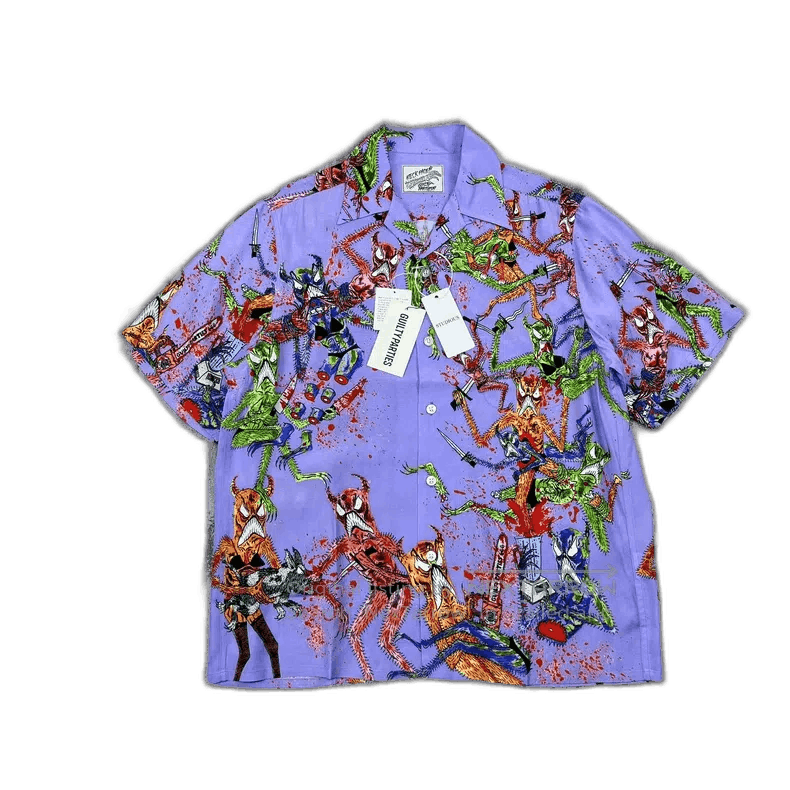 Wacko Maria WACKO MARIA NECK FACE Hawaiian Shirt Size US S / EU 44-46 / 1 - 1 Thumbnail