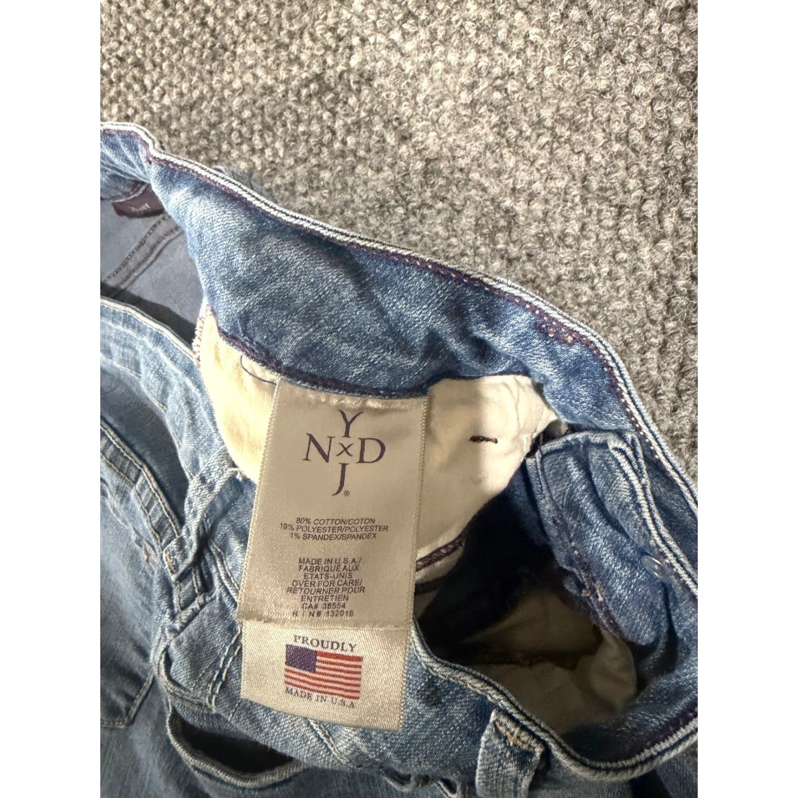 NYDJ NYDJ Jeans Womens 8 Blue Skinny Stretch Denim Light Wash 5-Pocket Regular Inseam 30in Size 30" / US 8 / IT 44 - 5 Thumbnail