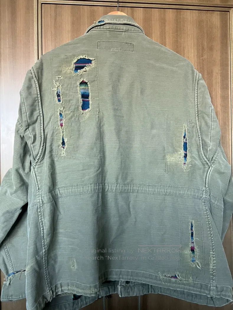 Neighborhood Neighborhood Distressed water-washed denim jacket, men's Size US L / EU 52-54 / 3 - 4 Thumbnail