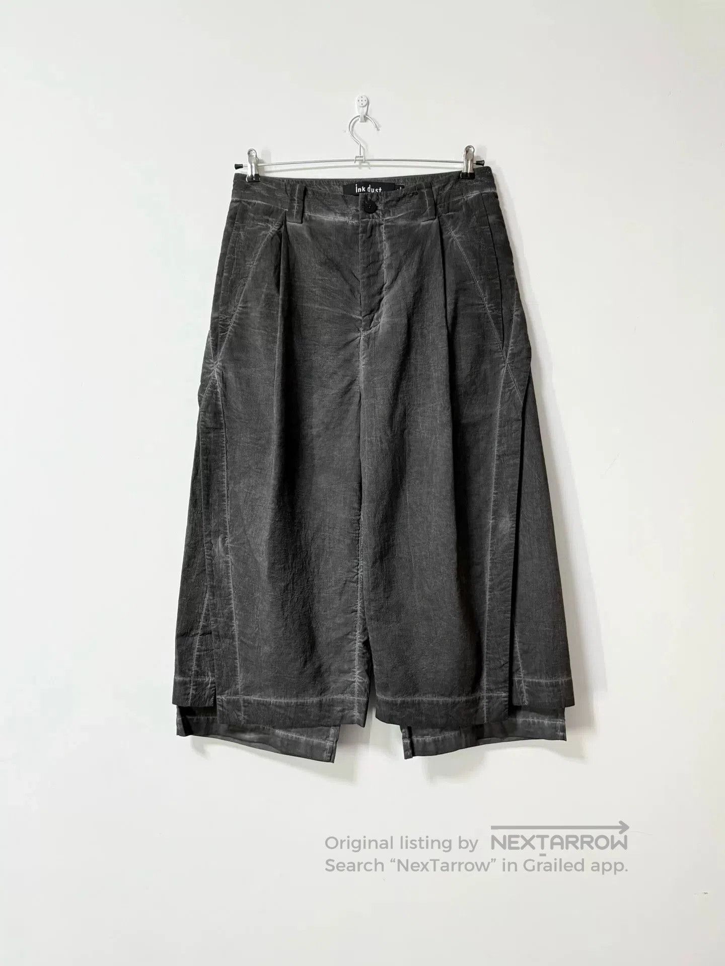 Yohji Yamamoto Ink Dust Japanese Wide-Leg Pants. Size US 30 / EU 46 - 1 Thumbnail