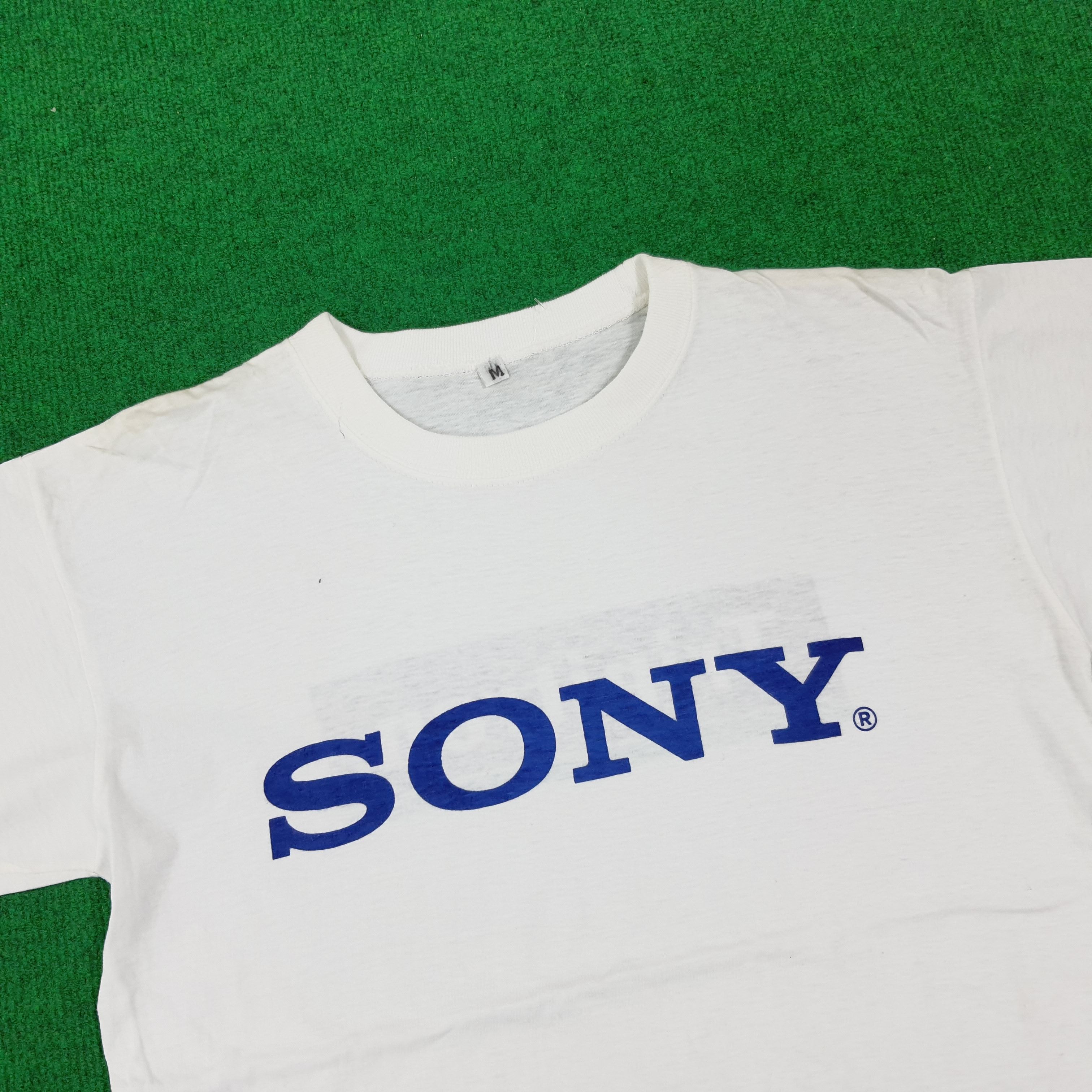 Japanese Brand × Sony × Vintage Vintage SONY Japan Tech Brand Spell Out Tshirt Size US M / EU 48-50 / 2 - 2 Thumbnail