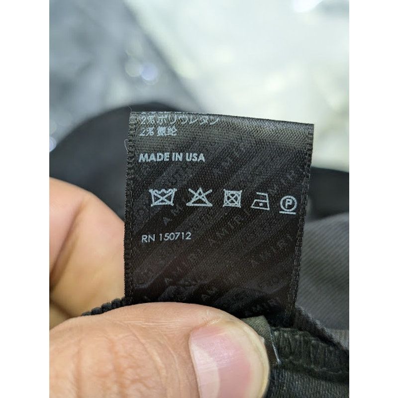 Amiri o1rshd1 Stacked Flare Jeans in Aged Black Size US 32 / EU 48 - 22 Thumbnail