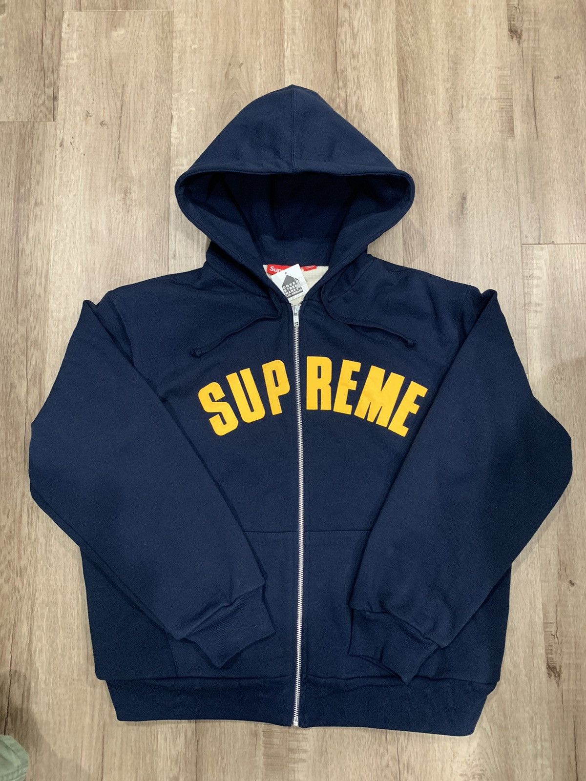 Supreme Arc Thermal Zip Up Hooded S ネイビー