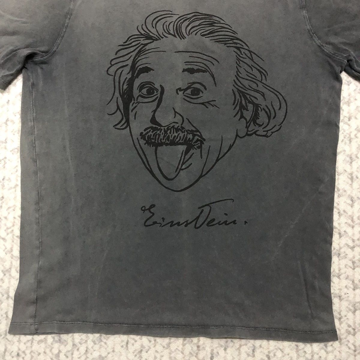 Vintage × Zara Rare Sunfaded Zara X Albert Einstein Tees Size US S / EU 44-46 / 1 - 3 Thumbnail