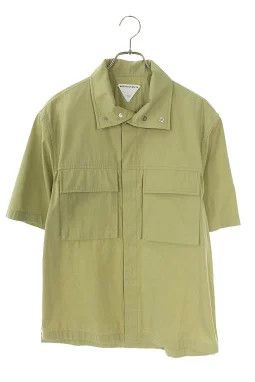 image of Bottega Veneta O1Loc1C0324 703580 Shirt In Green, Men's (Size Medium)