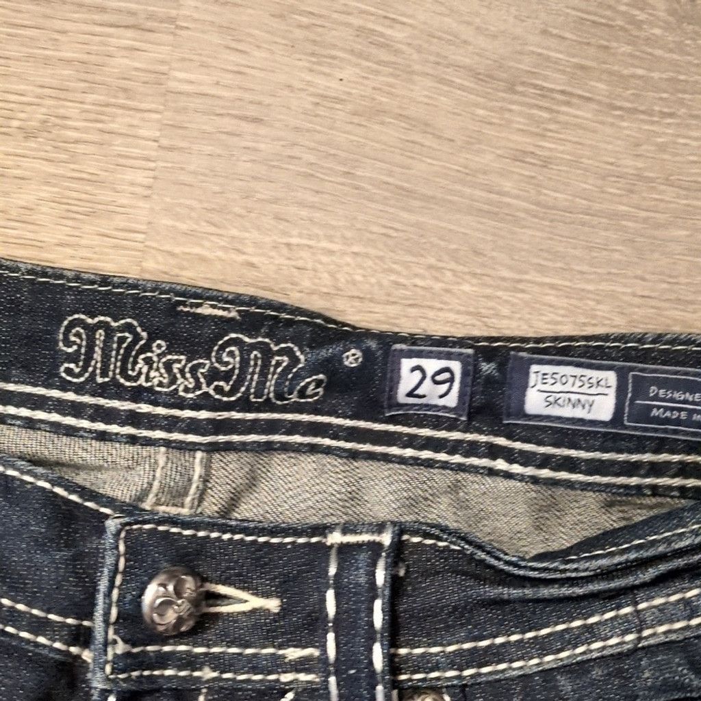 Miss Me Miss Me Stonewood Skinny Jeans Size 29 Size 29" - 3 Thumbnail