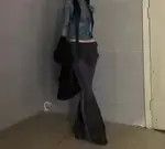 Other Low Waist Flare Jeans Vintage Striped Denim Size 30" / US 8 / IT 44 - 4 Thumbnail