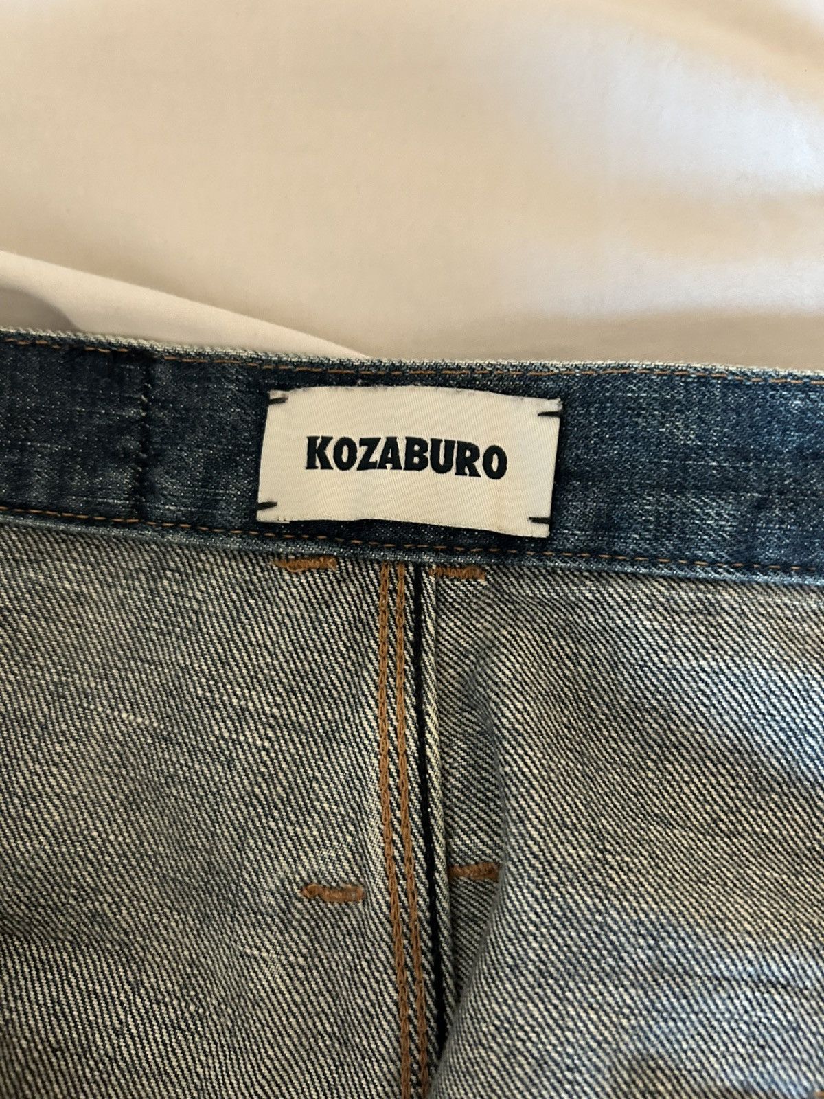 KOZABURO Kozaburo Cropped 3d flare jeans Size US 28 / EU 44 - 7 Thumbnail
