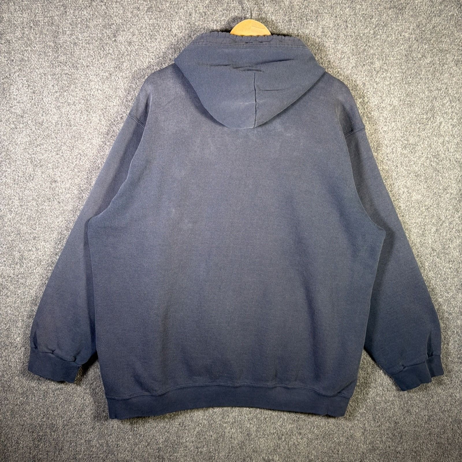 Nike Vintage Nike Hoodie Mens 2XL Navy 90s Baggy Center Swoosh Size US XXL / EU 58 / 5 - 7 Thumbnail