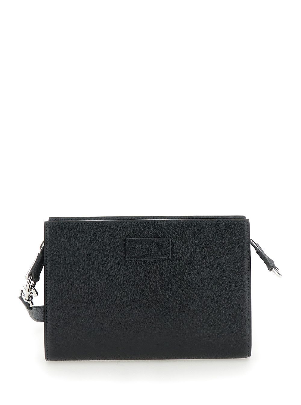 Gucci Super Mini Crossbody Bag with Logo Patch in Leather Man Size ONE SIZE - 1 Thumbnail