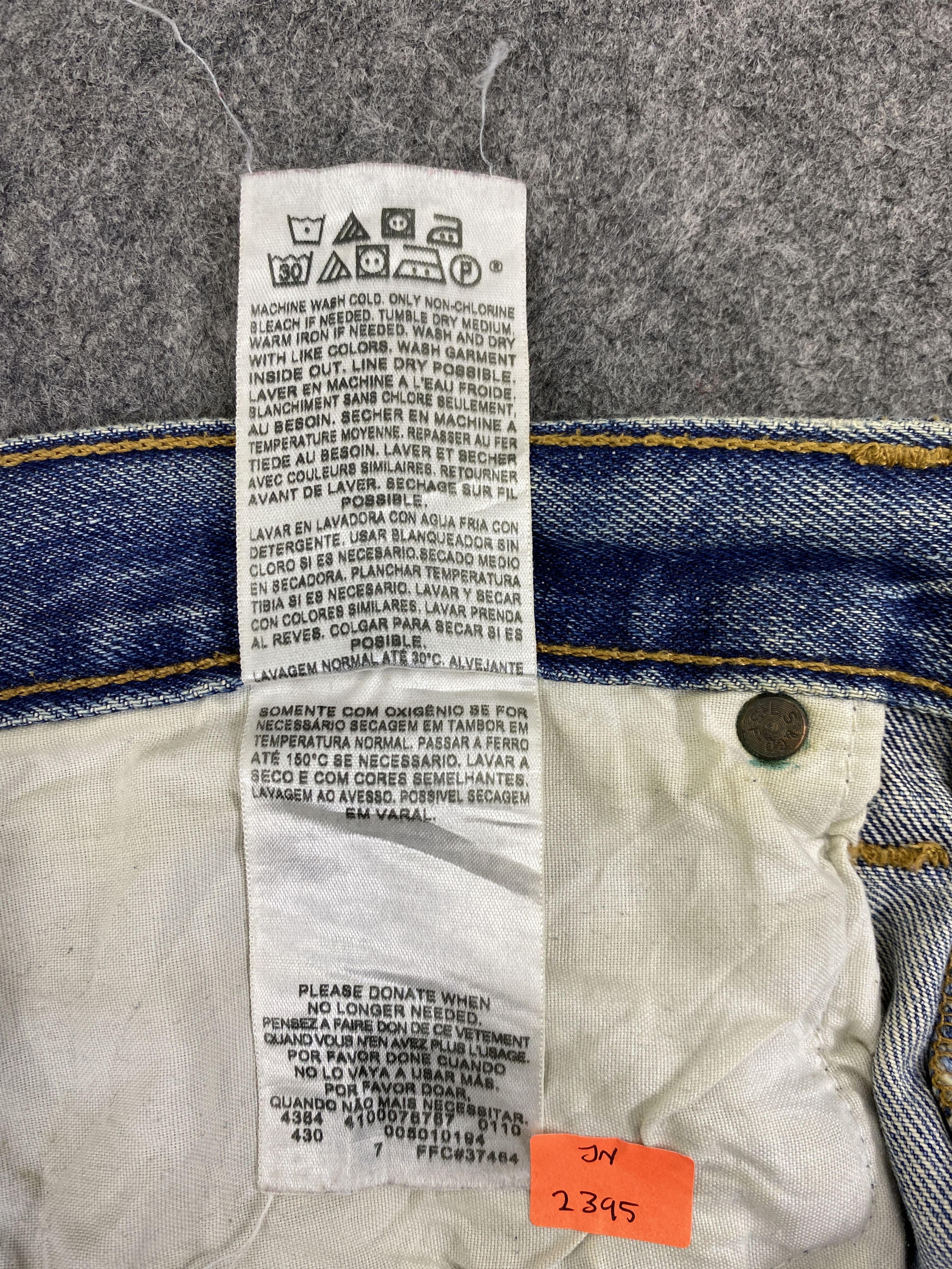 Levi's Distressed Blue Vintage Levi's 501 32x30.5 Denim JN2395 Size US 32 / EU 48 - 10 Thumbnail