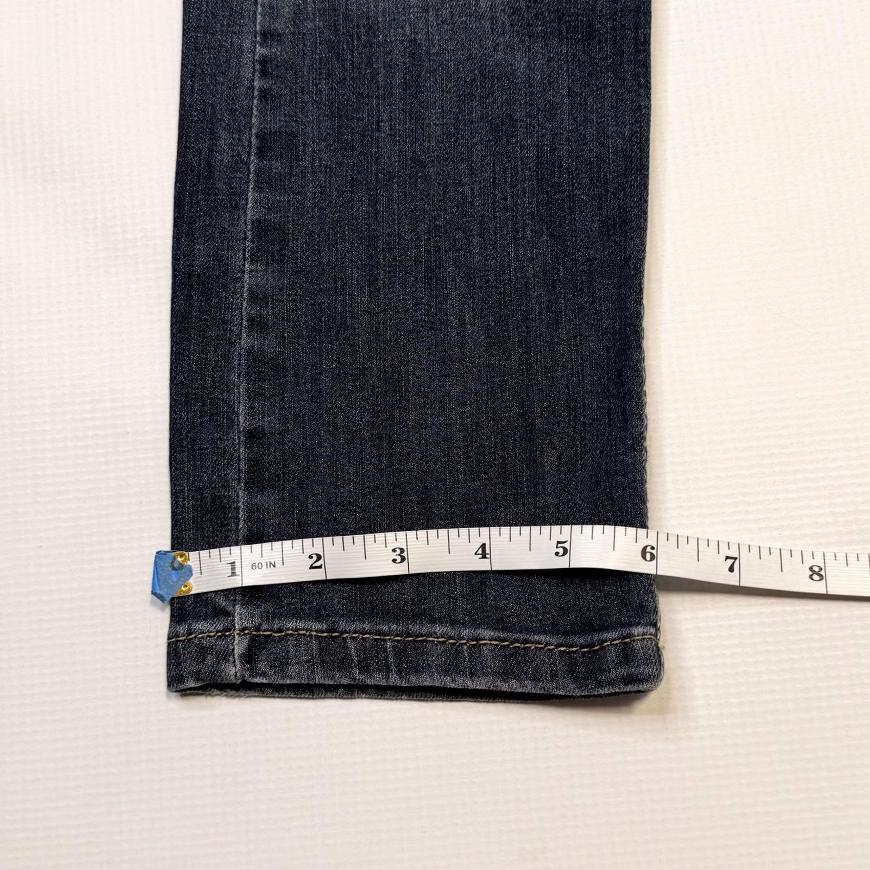 Vintage G-Star RAW Jeans Mens 30 Slim Straight Denim Dark Wash Blue Distressed Pockets Size US 30 / EU 46 - 4 Thumbnail