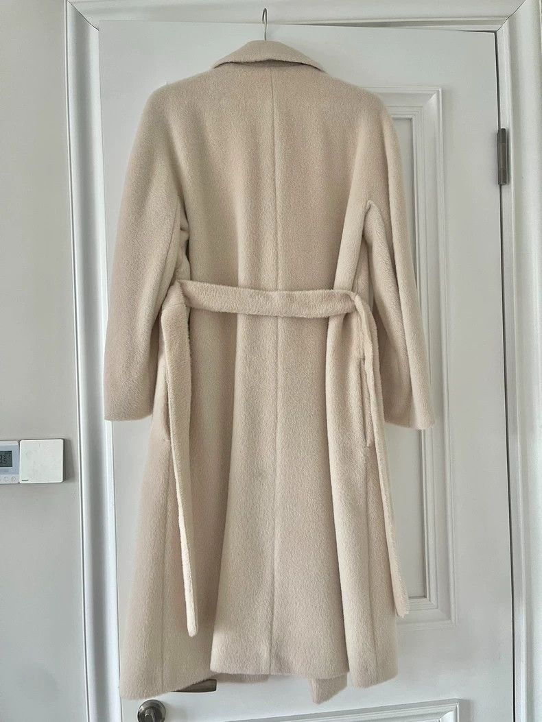 Max Mara Max Mara White Alpaca Coat Size XL / US 12-14 / IT 48-50 - 4 Thumbnail