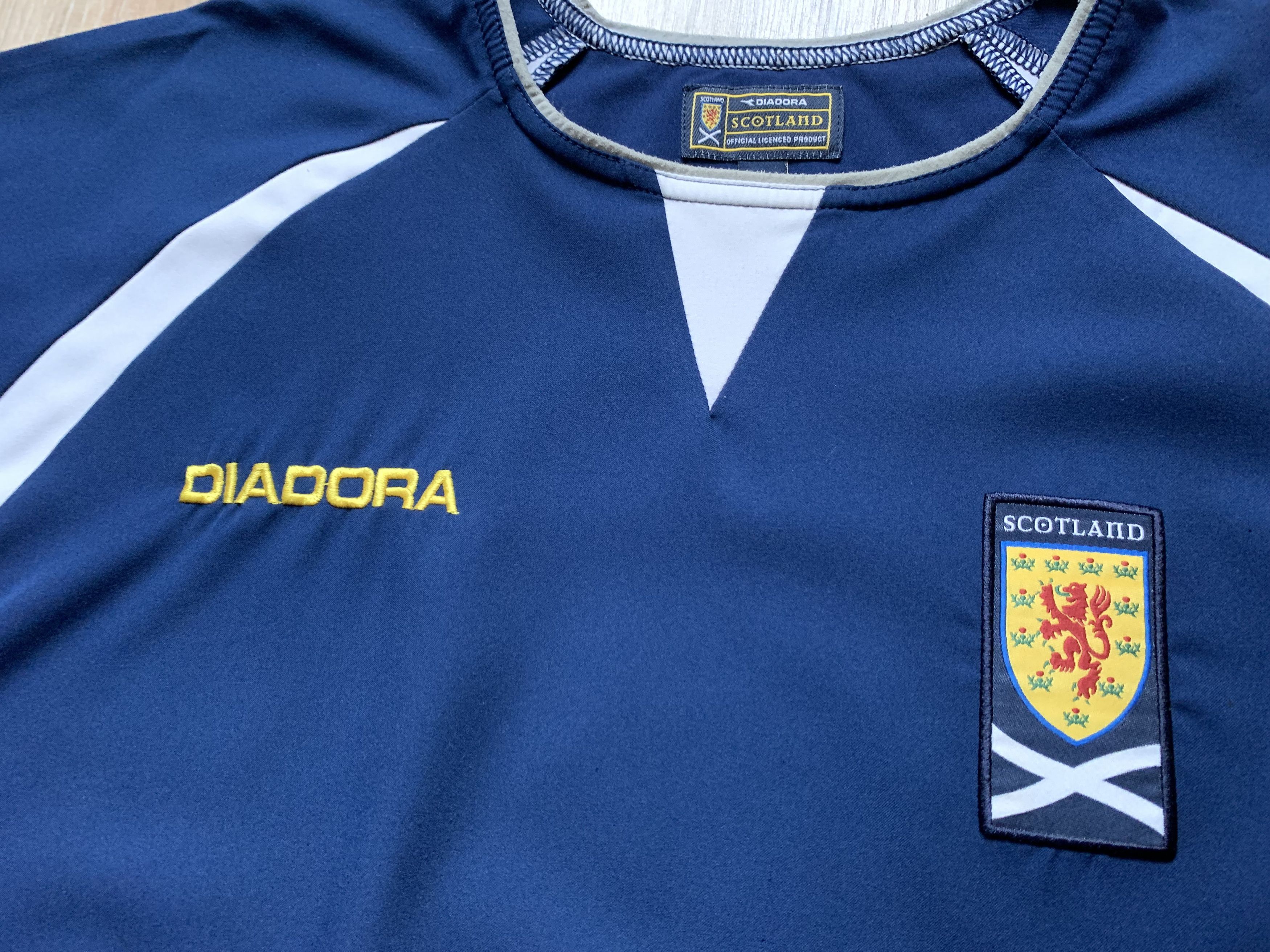 Diadora × Vintage Vintage Diadora Scotland Home Football Shirt 2003-2005 Size US XL / EU 56 / 4 - 6 Thumbnail