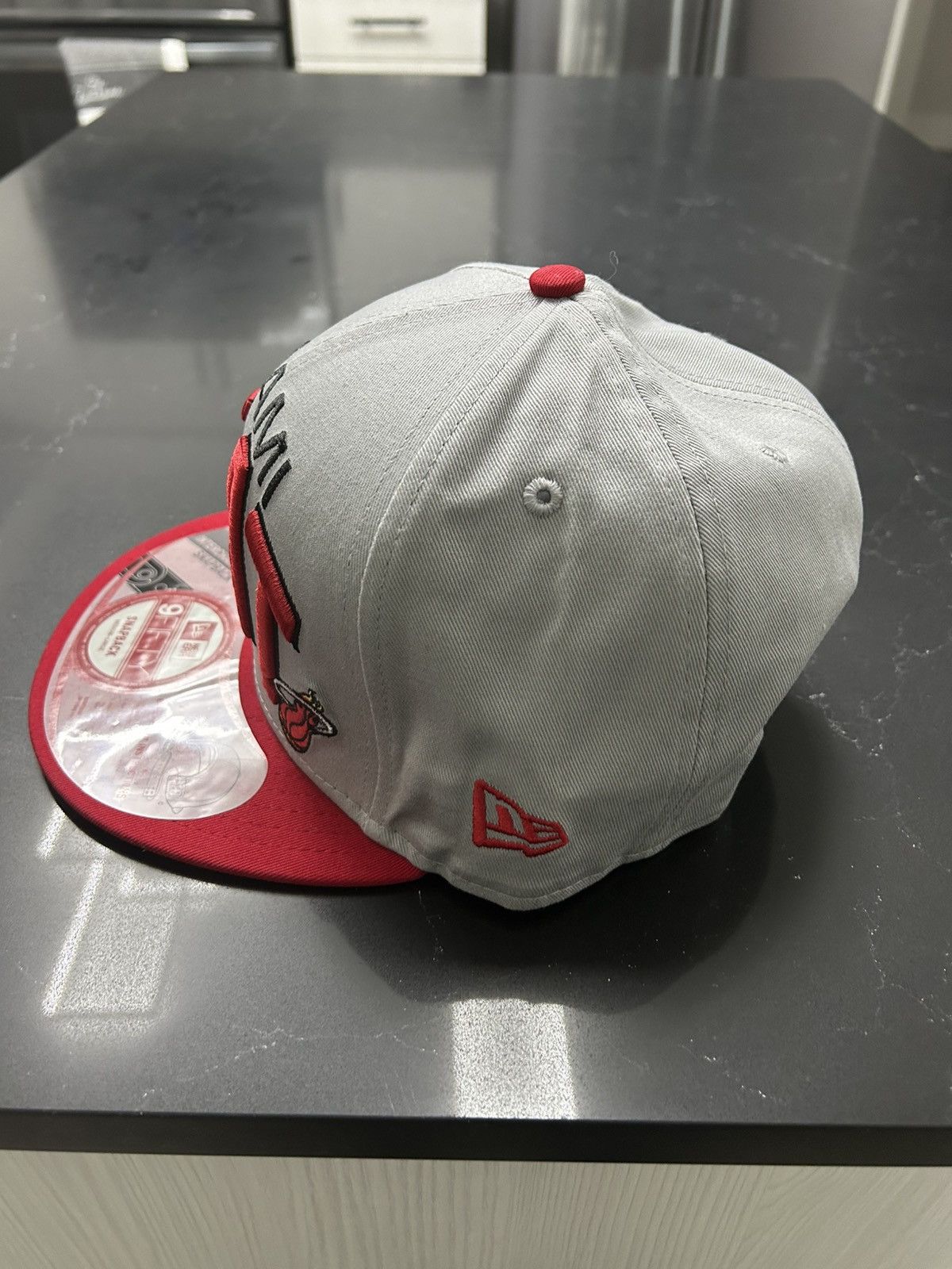 New Era Miami Heat New Era Hardwood Classics SnapBack Size ONE SIZE - 3 Thumbnail