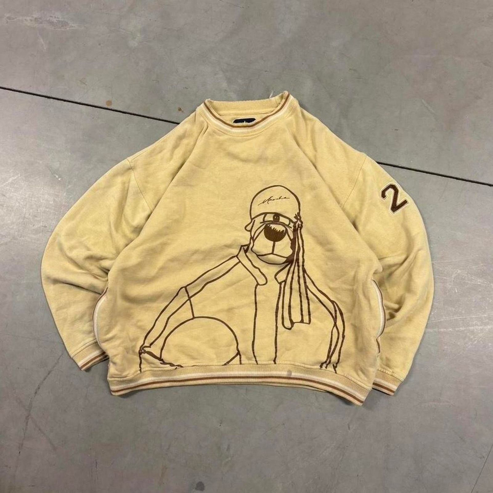Other Y2k earthtone cartoon crewneck Size US XL / EU 56 / 4 - 1 Thumbnail