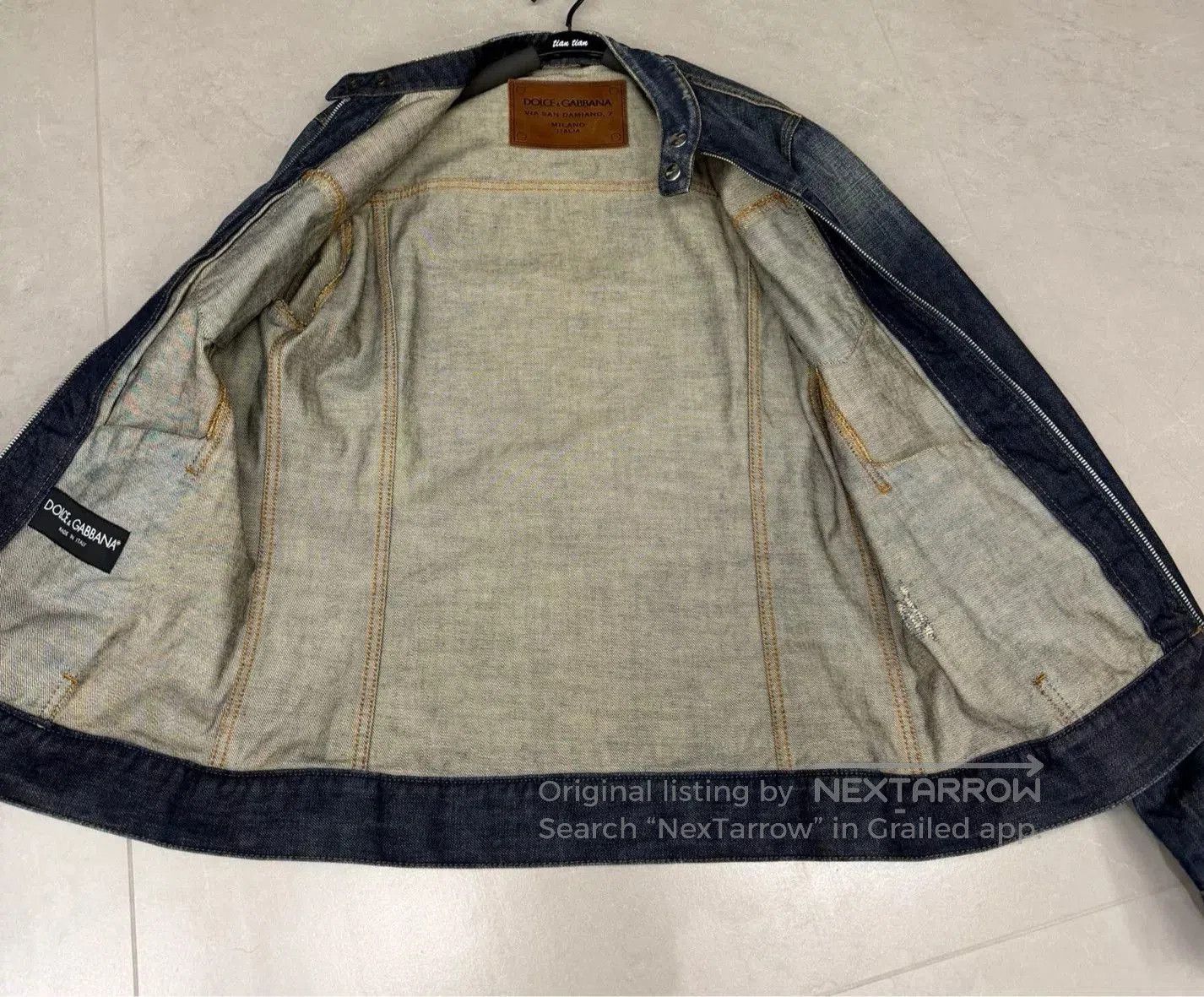 Dolce & Gabbana Dolce & Gabbana Messi Men's Denim Jacket. Size US M / EU 48-50 / 2 - 6 Thumbnail