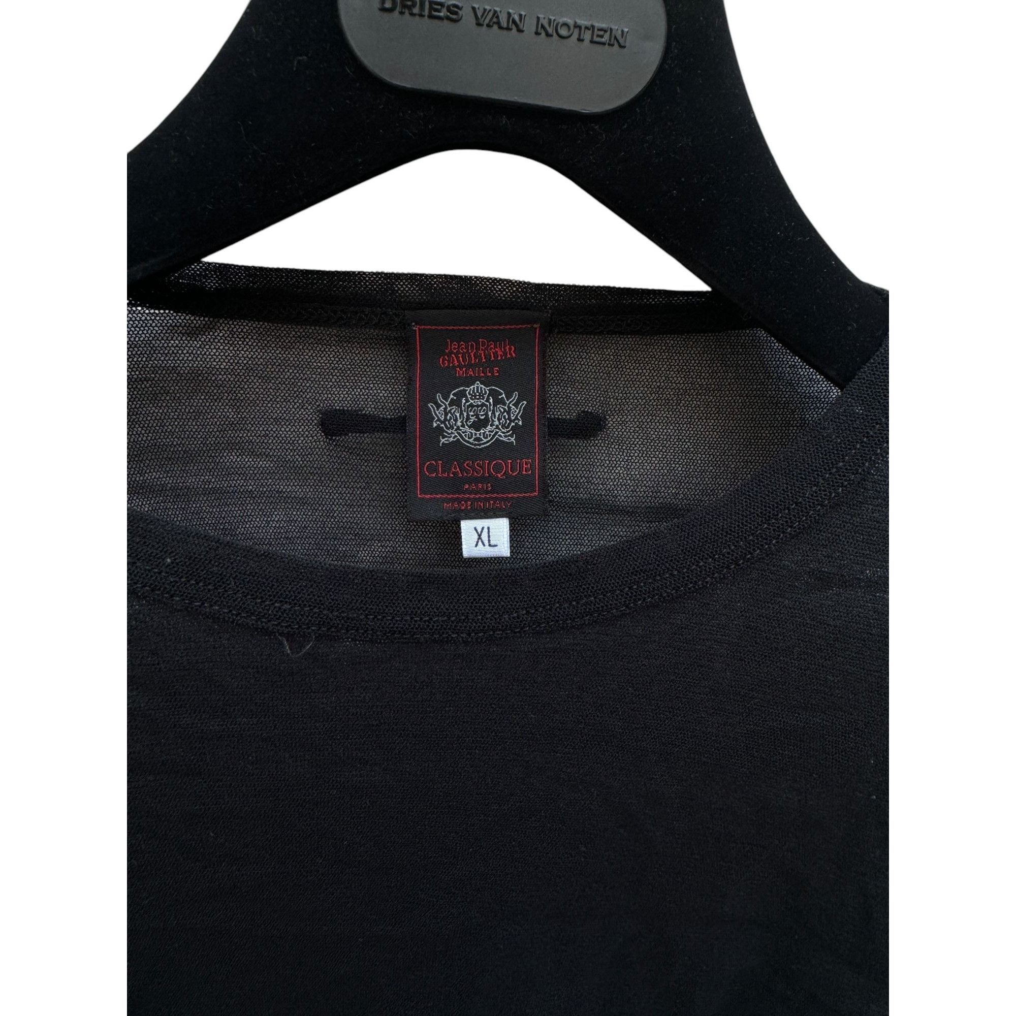 Jean Paul Gaultier Vintage Nylon Short Sleeves T-shirt Size XL / US 12-14 / IT 48-50 - 2 Thumbnail