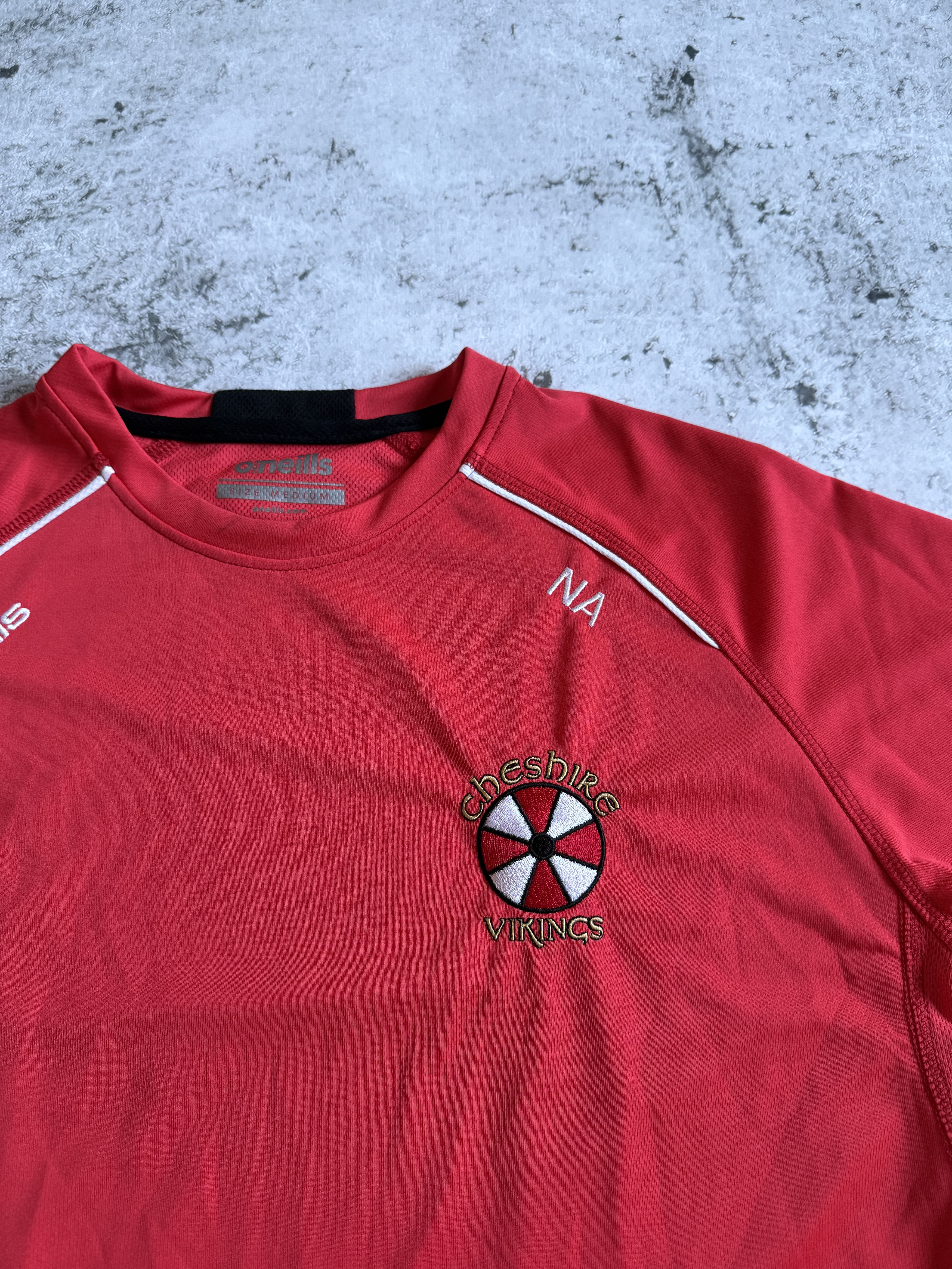 O'Neills Cheshire Vikings JFC shirt jersey size M red Size US M / EU 48-50 / 2 - 4 Thumbnail