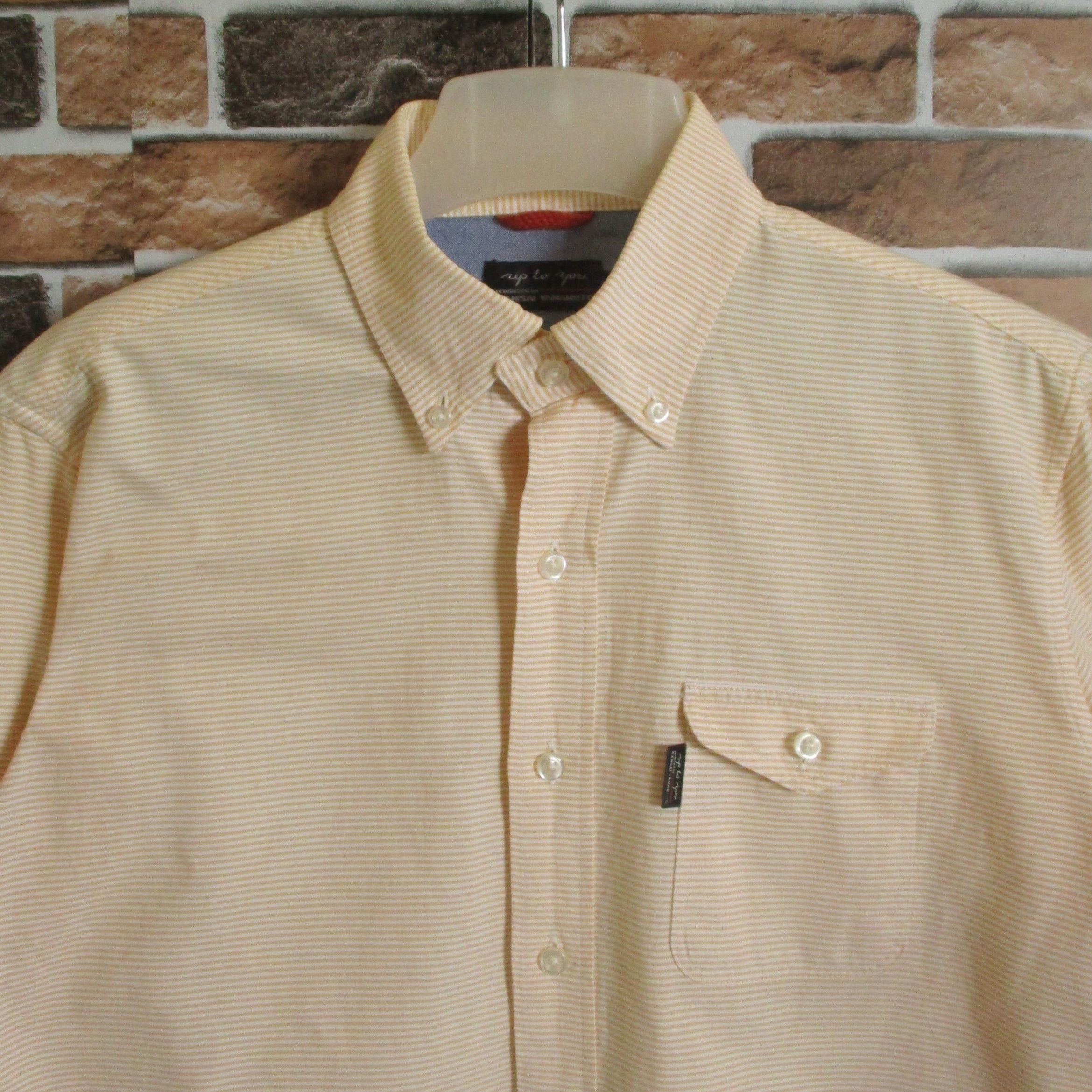 Kansai Yamamoto Up To You Striped Cotton Pleated Shirt Size US M / EU 48-50 / 2 - 3 Thumbnail