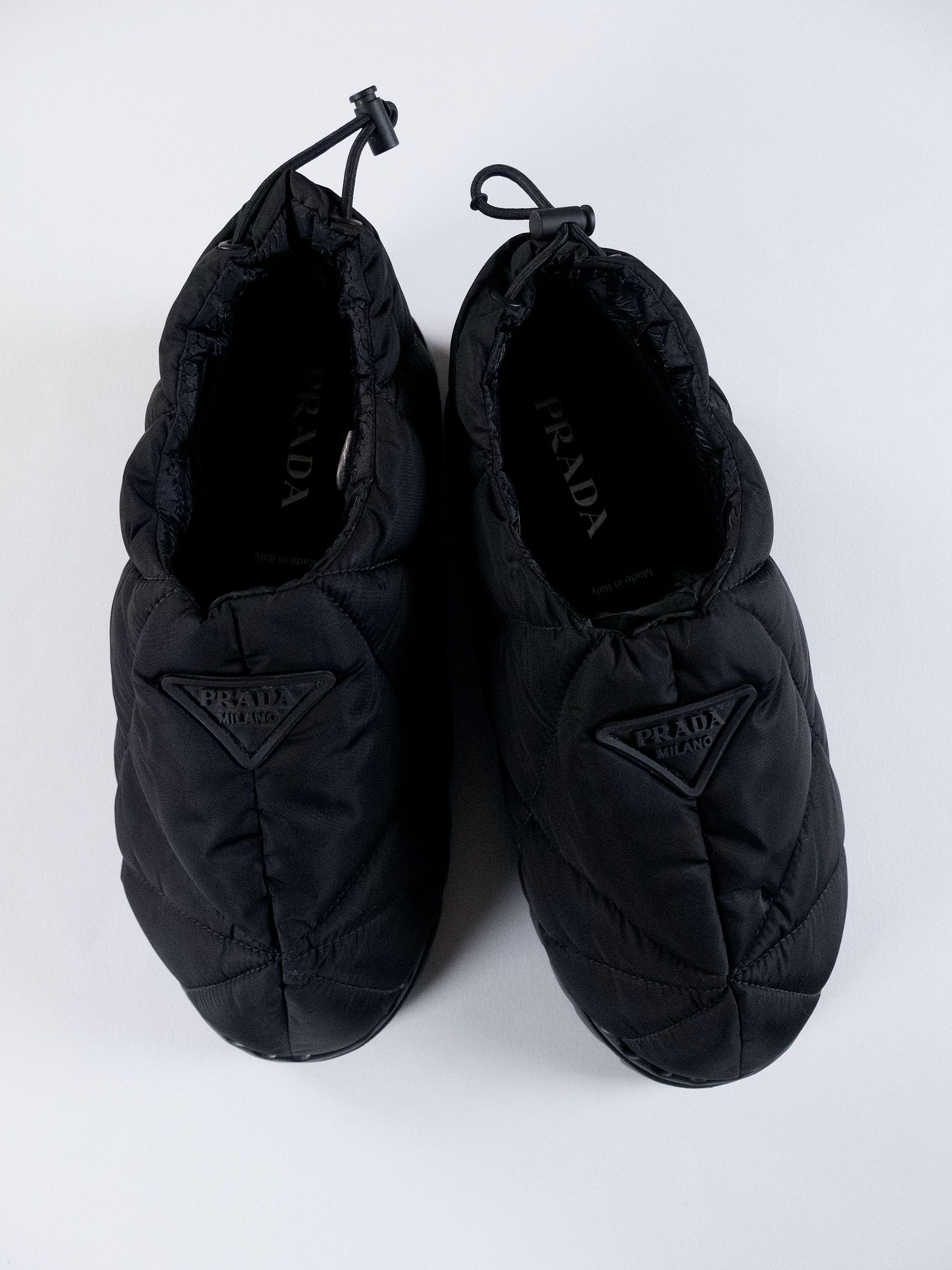 Prada PRADA by Raf Simmons Re-Nylon black padded slip on shoes 42 Size US 9 / EU 42 - 3 Thumbnail