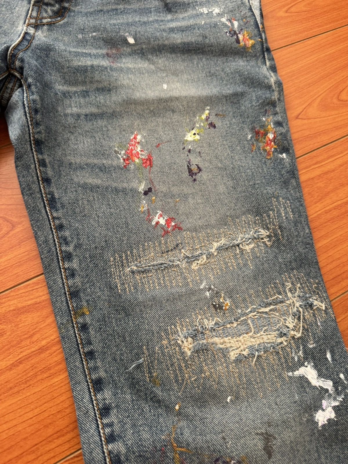 Other Kraftwork denim flared pants Size US 30 / EU 46 - 4 Thumbnail