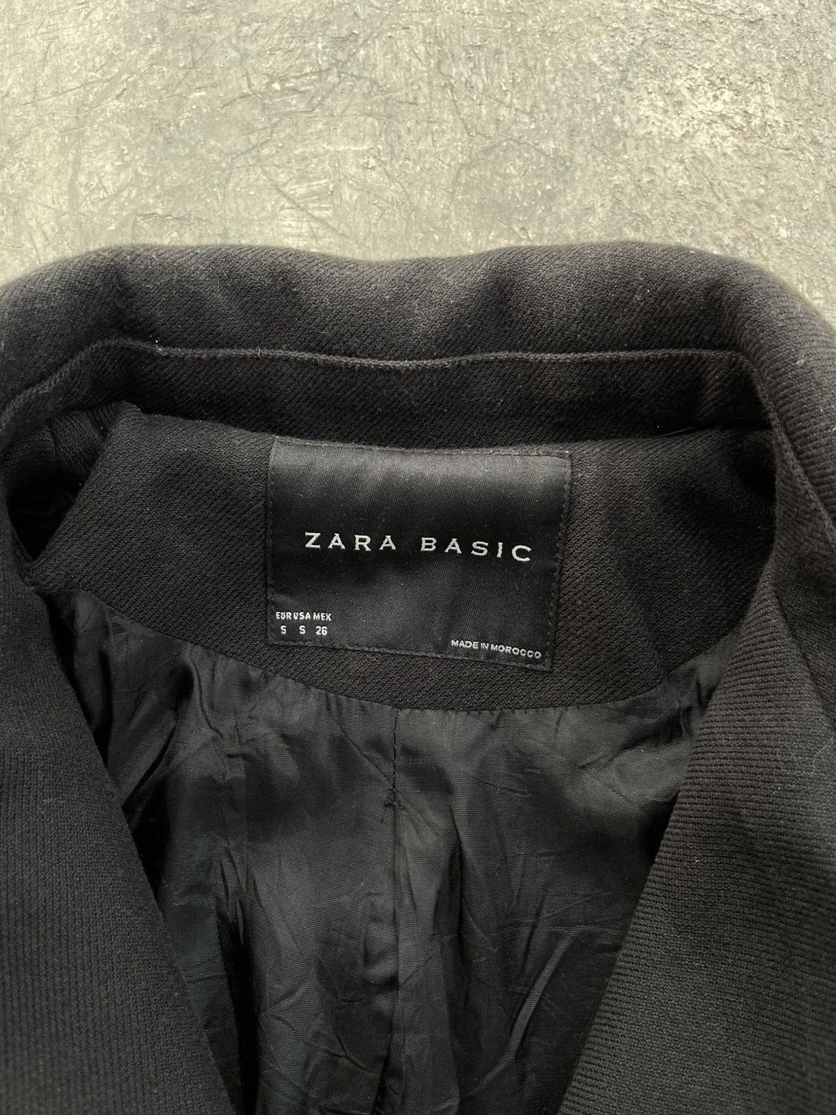Zara Zara Black Zip-Up Utilitarian Urban Jacket Coat Size S / US 4 / IT 40 - 4 Thumbnail
